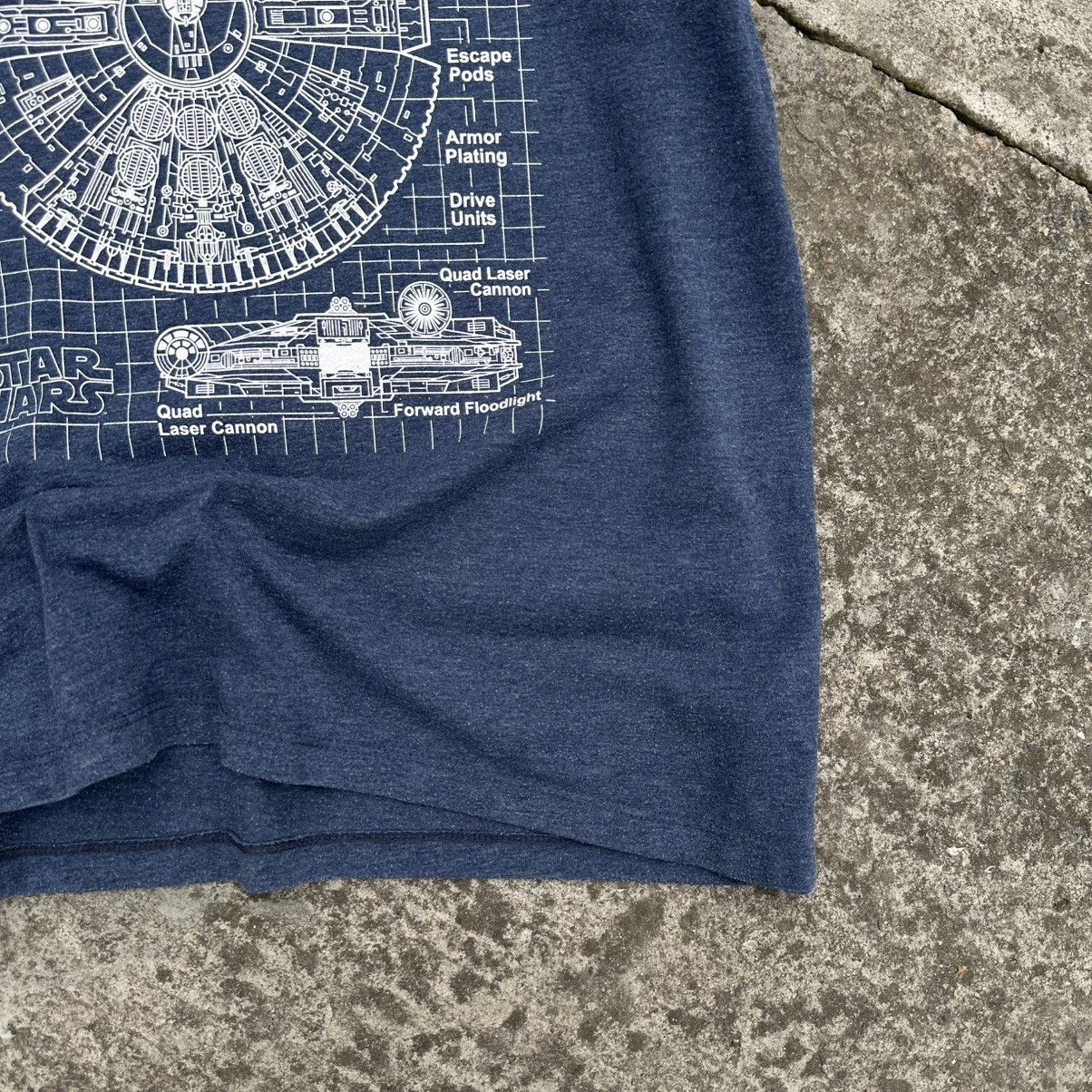 Y/Project Vintage Adult Star Wars T-shirts Millennium Falcon Big Logo Size US L / EU 52-54 / 3 - 6 Thumbnail