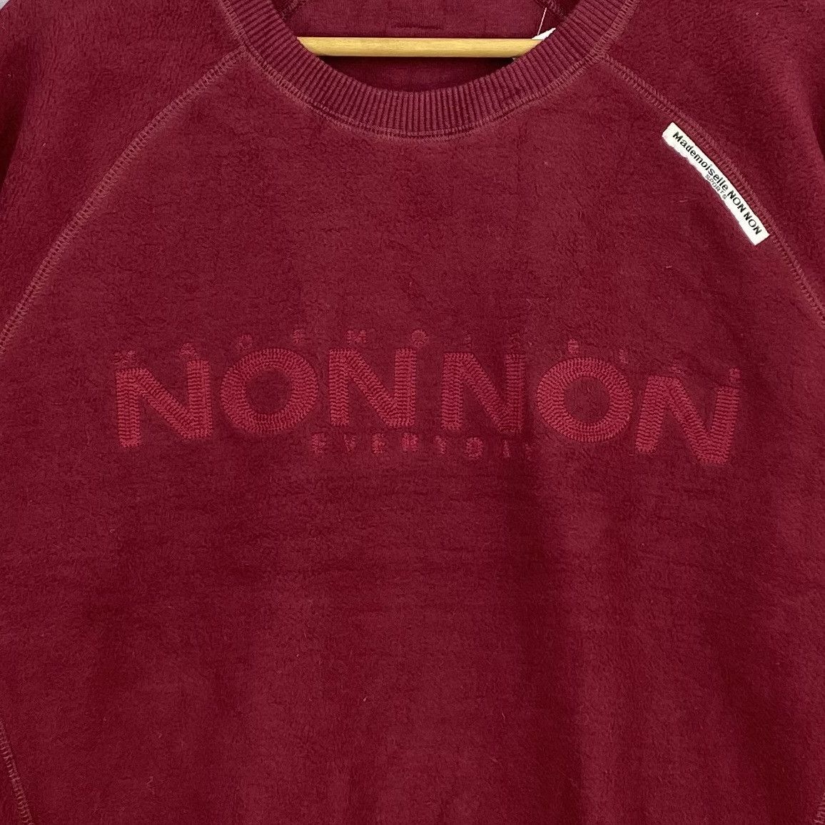Japanese Brand Vintage Mademoiselle NON NON Sweatshirt Japanese Sweater Size US M / EU 48-50 / 2 - 3 Thumbnail