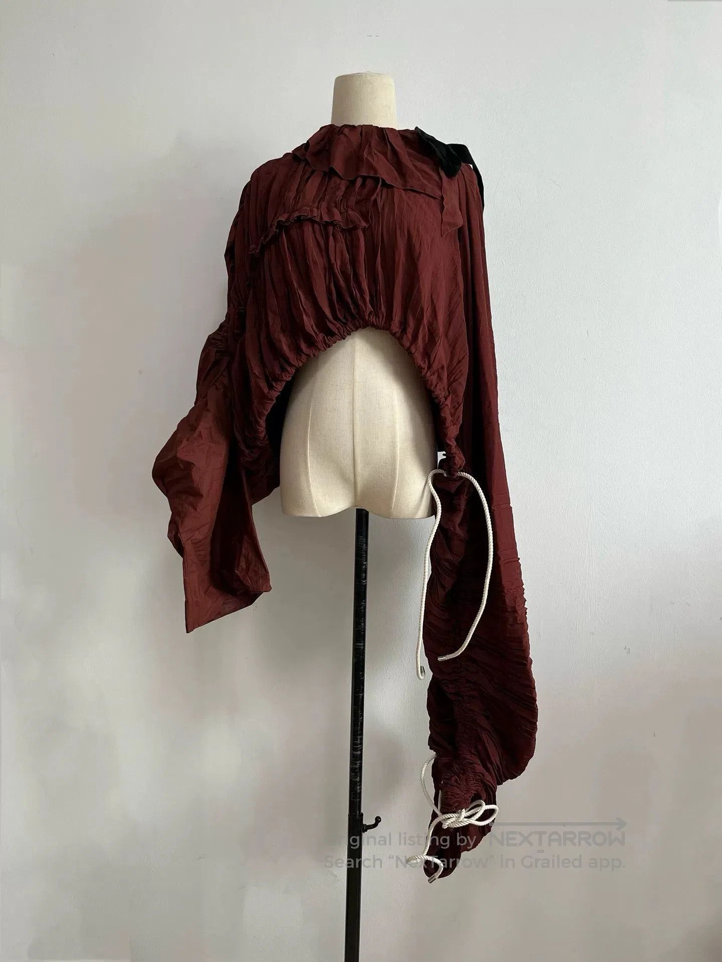 Marni Marni 2017 SS Drawstring Ruffled Top. Size S / US 4 / IT 40 - 1 Thumbnail