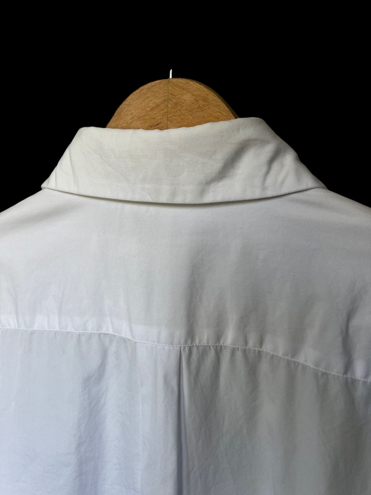 Comme des Garcons 2017 Comme des Garçons Shaped Cut-Off Button Up Shirt Size US L / EU 52-54 / 3 - 16 Thumbnail