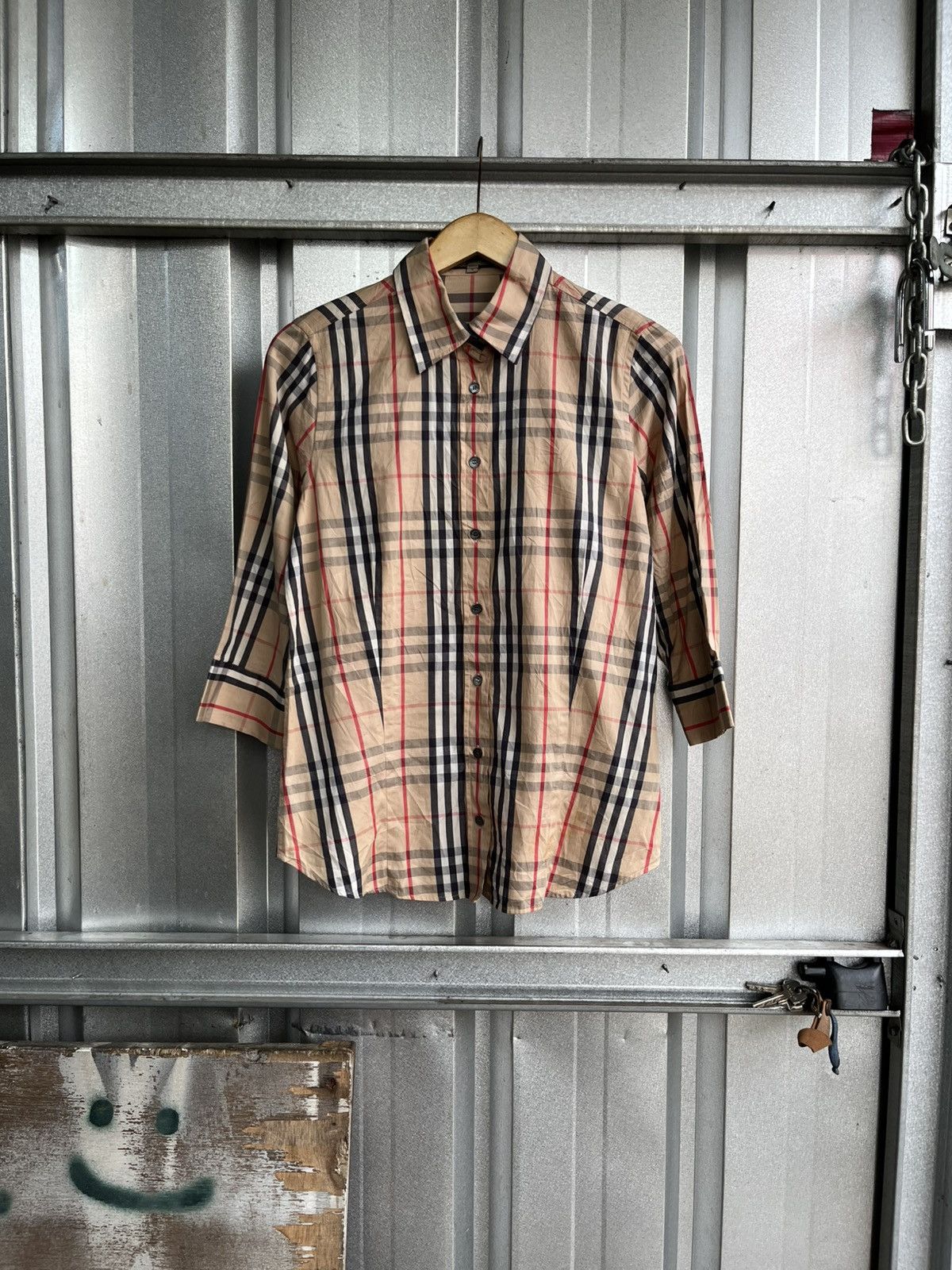 Burberry berberry nova check button shirt Size S / US 4 / IT 40 - 1 Thumbnail