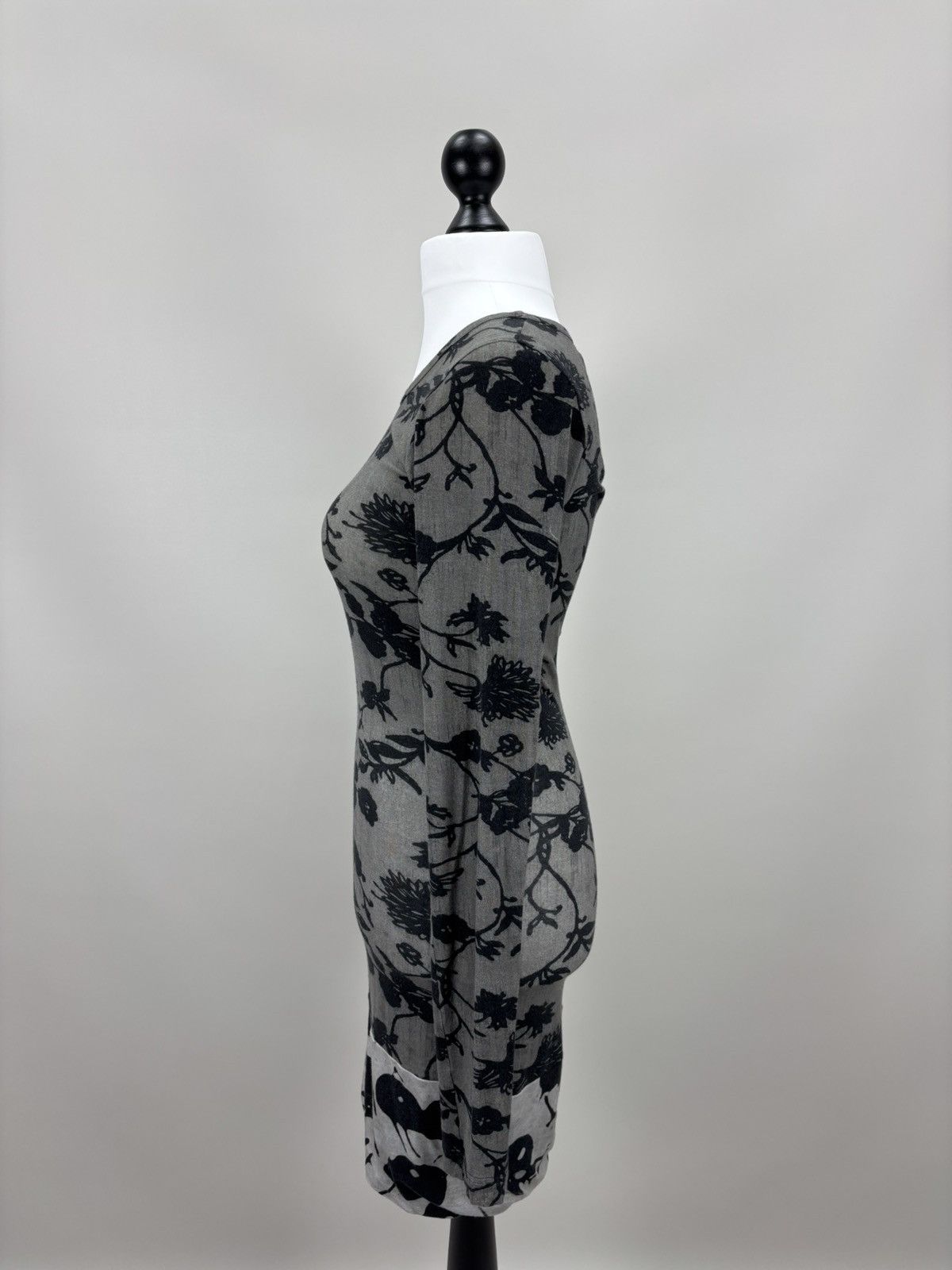 Rundholz Womens dress Rundholz Size Small S/M Color Gray/Black Size S / US 4 / IT 40 - 10 Thumbnail
