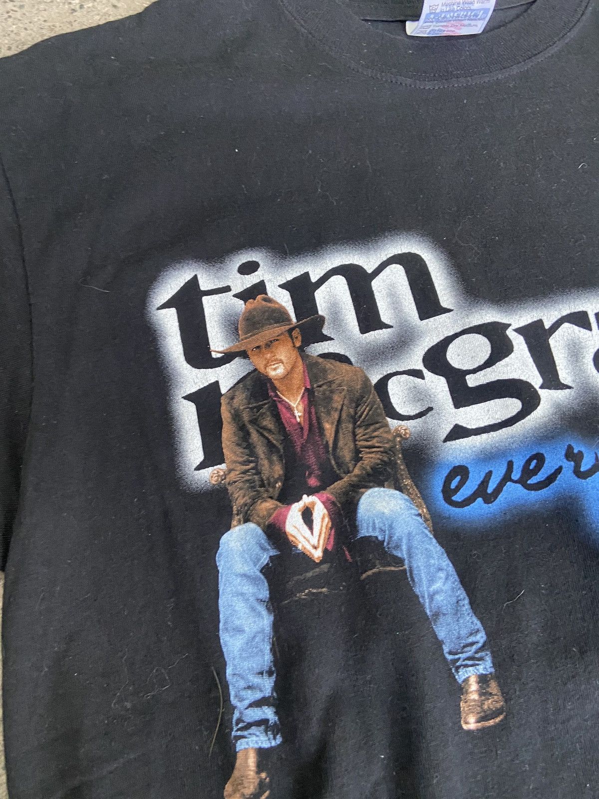 Band Tees Vintage Tim mc graw T shirt Size US L / EU 52-54 / 3 - 3 Thumbnail