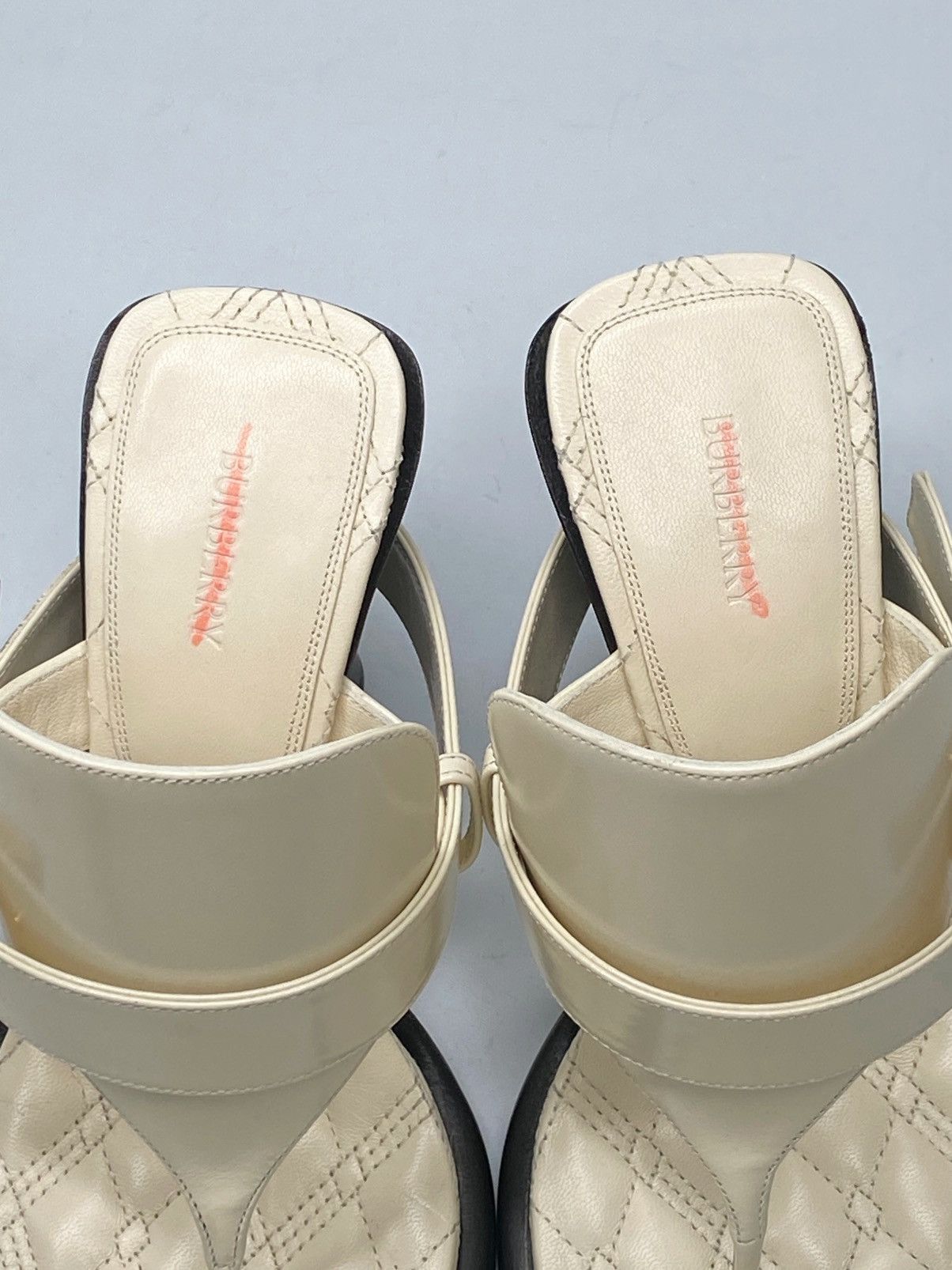 Burberry Burberry 100mm Bay leather mules size 36 Size US 6 / IT 36 - 4 Thumbnail