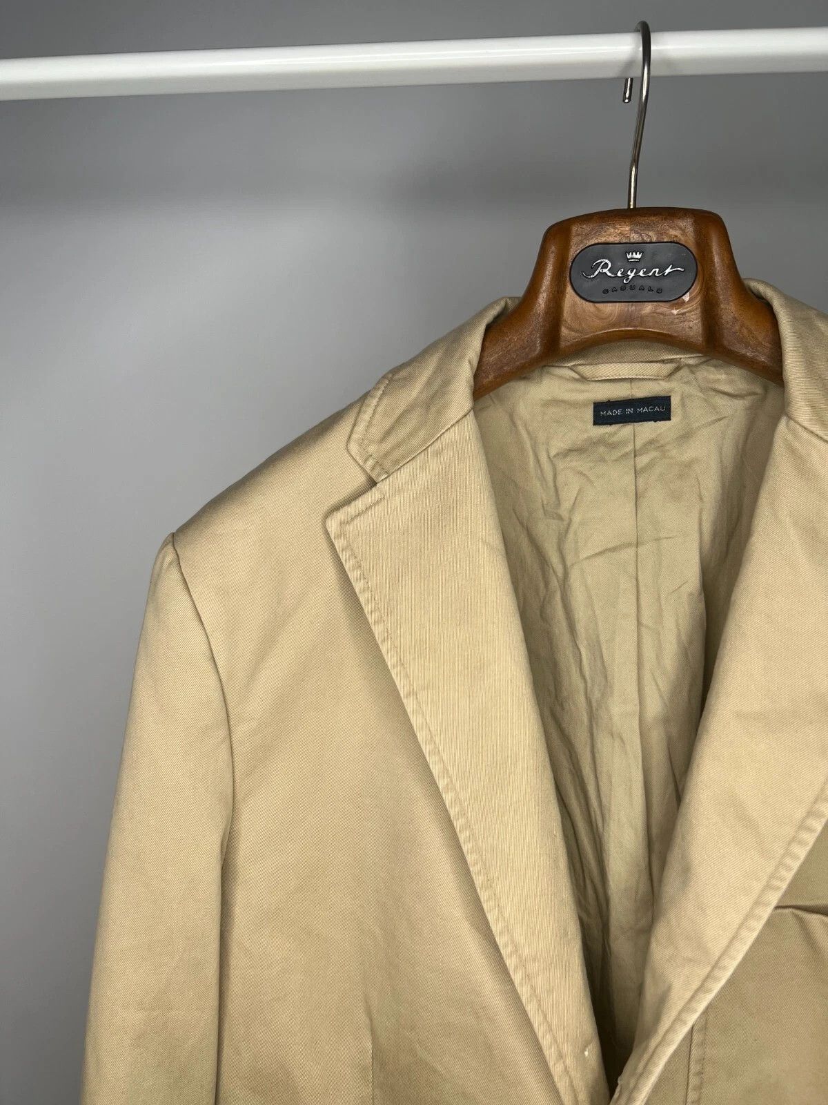 Polo Ralph Lauren Polo Ralph Lauren Beige Cotton 2 or 3 roll Blazer Size 42R - 4 Thumbnail