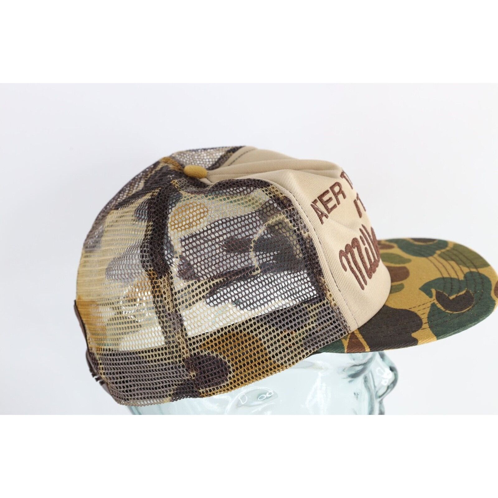 Vintage Vintage 70s After The Hunt It's Miller Time Beer Hat Size ONE SIZE - 5 Thumbnail