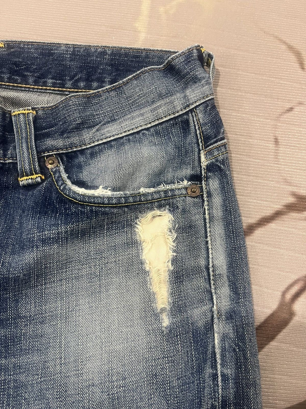 Edwin Edwin Blue Trip 503 x Venus Celebrity Flared Denim Set Size 29" - 4 Thumbnail