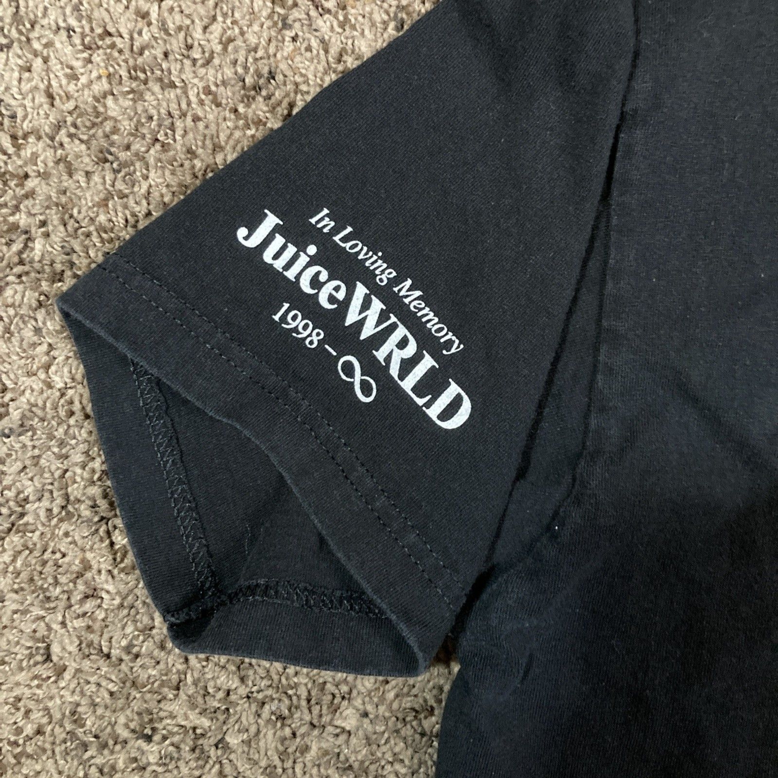 999 Club Juice WRLD Legends Butterfly Flower T-Shirt Black Size L Size US L / EU 52-54 / 3 - 5 Thumbnail