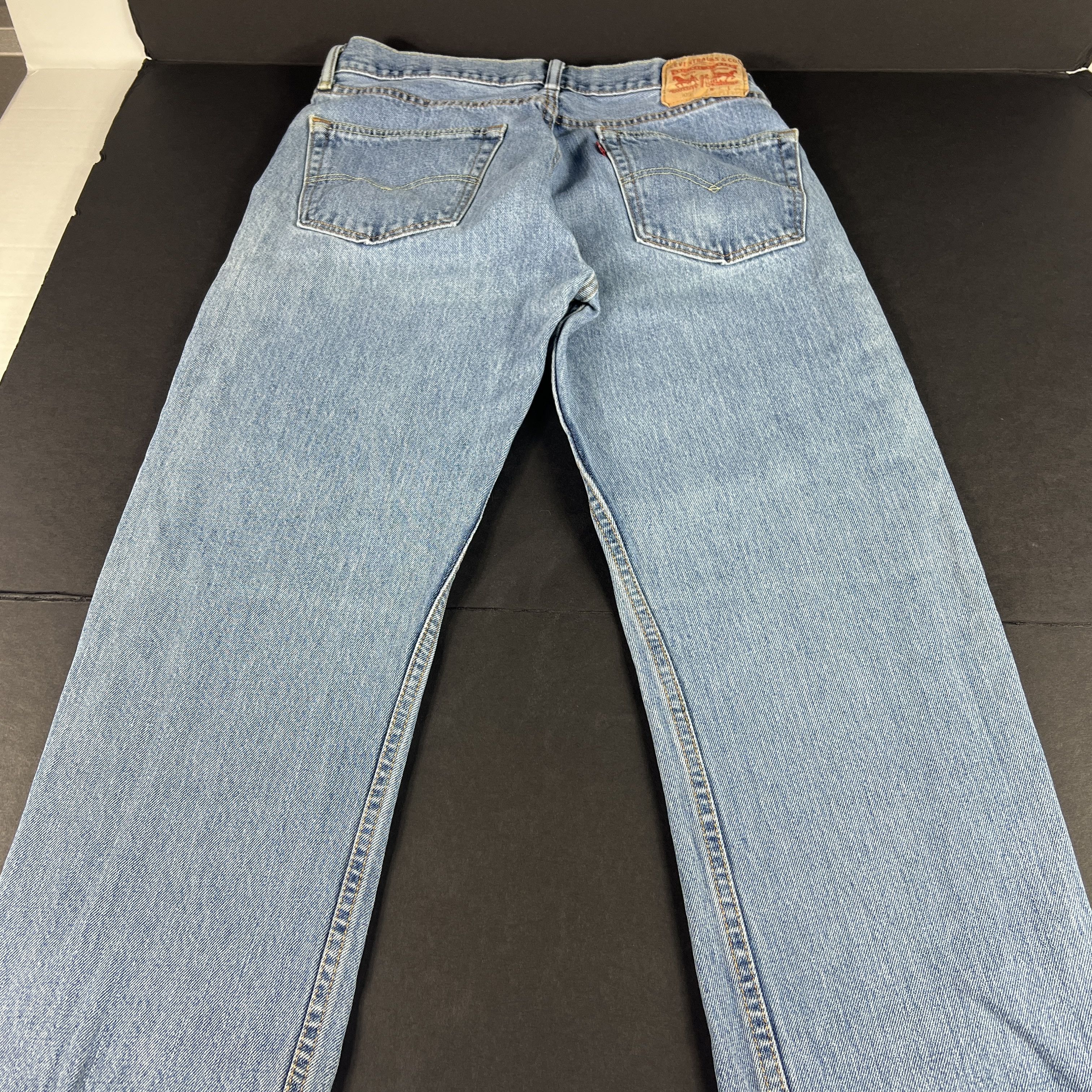 Levi's Levi's Jeans 505 Straight Leg Blue Faded Cotton Denim Size US 32 / EU 48 - 12 Thumbnail