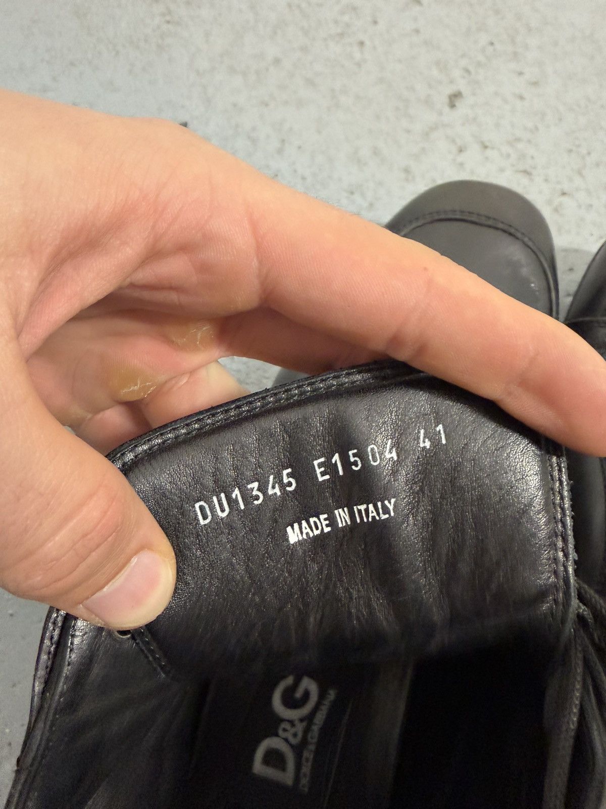 Dolce & Gabbana Vintage Dolce & Gabbana Combat Miltary Leather Sneakers Size US 8 / EU 41 - 12 Thumbnail