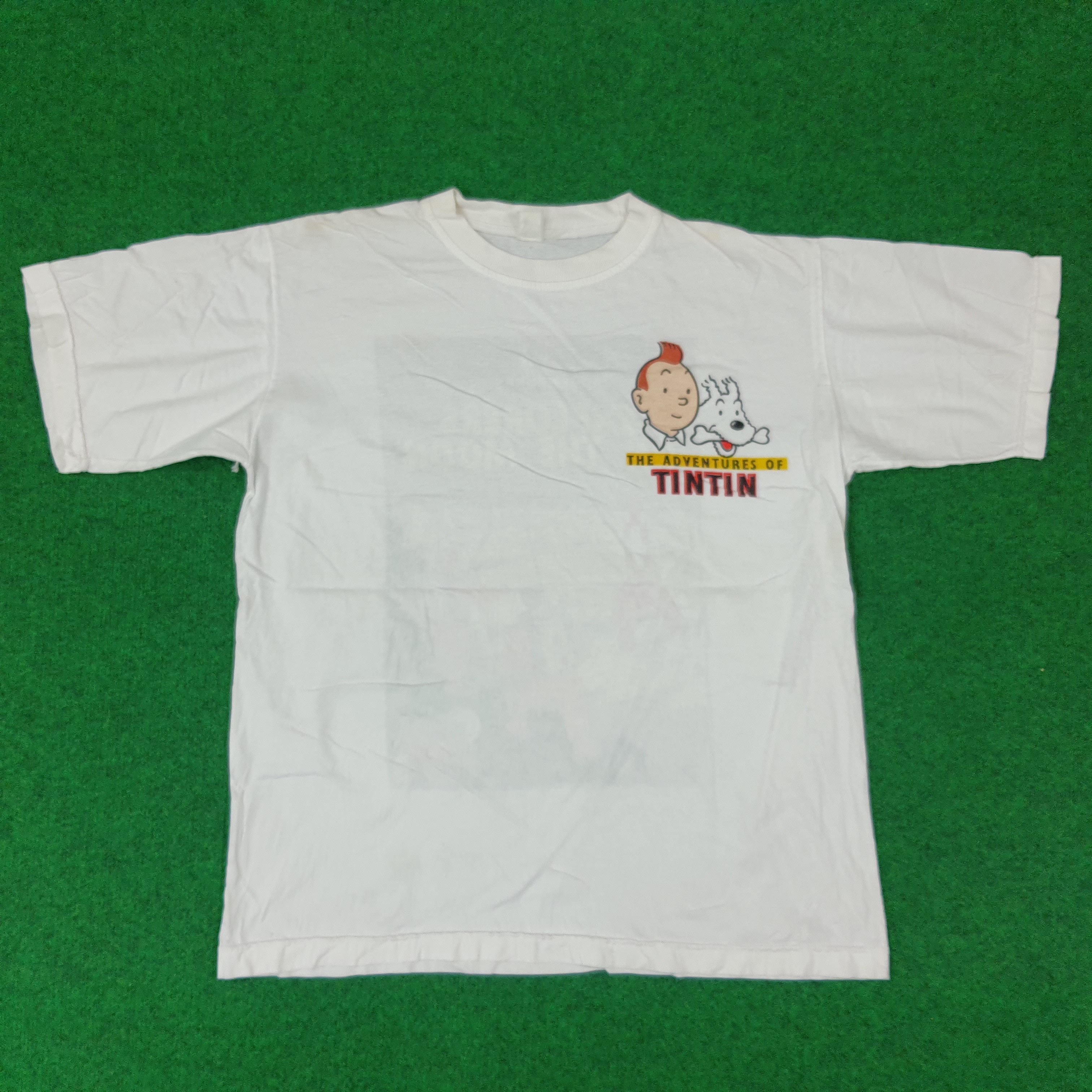 Other Vintage Adventure of Tintin on the Moon Tshirt C239N15 Size US L / EU 52-54 / 3 - 3 Thumbnail