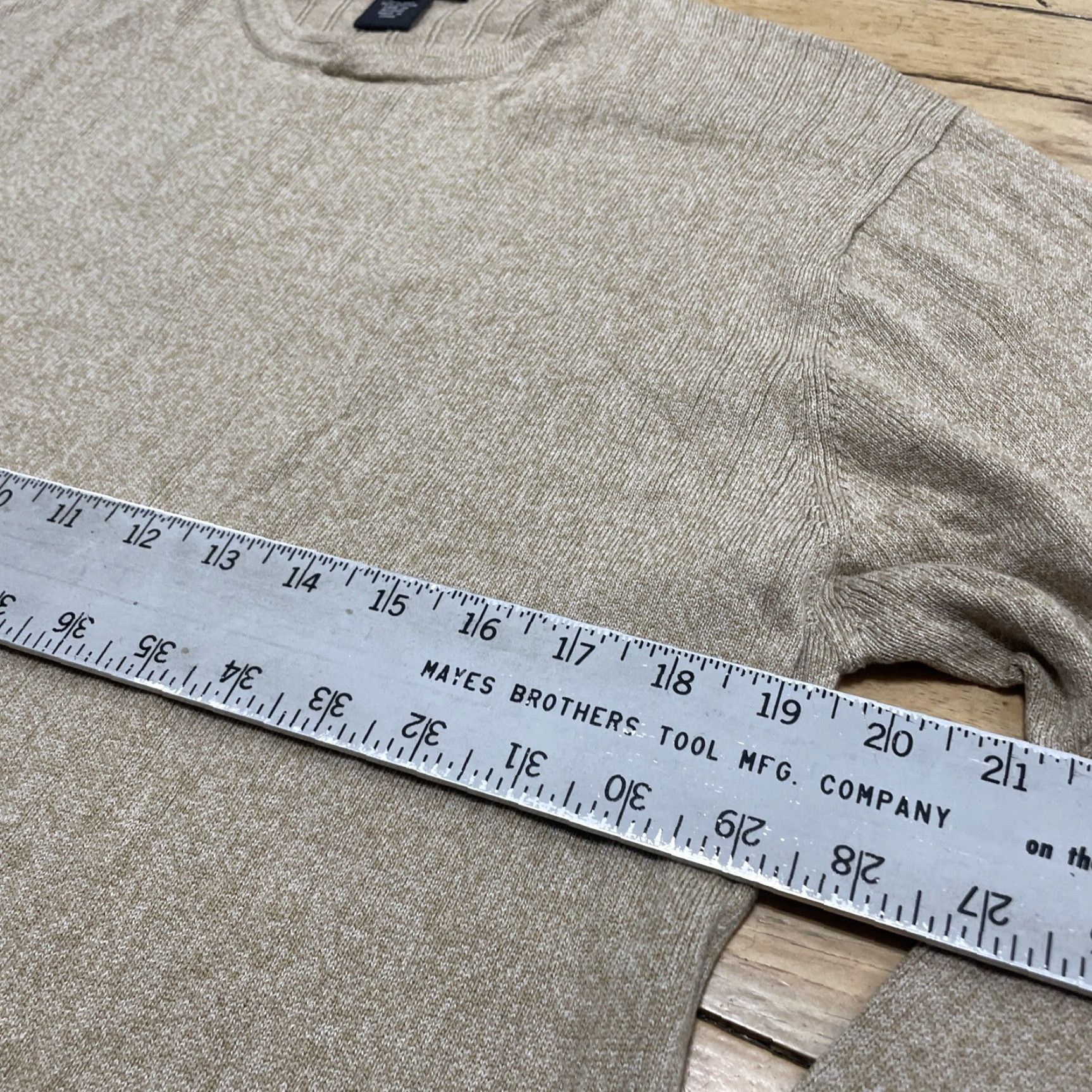 Vintage VINTAGE Slates 90s Silk Sweater Cowl Men L Brown Ribbed Long Sleeve Capsule Minimal Size US L / EU 52-54 / 3 - 7 Thumbnail