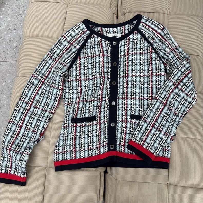 Thom Browne Thom Browne size1 Striped woven little fashion coat Size US S / EU 44-46 / 1 - 1 Thumbnail