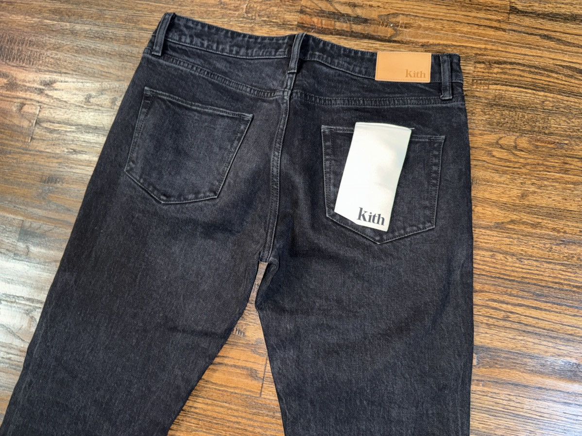 Kith KITH Varick Denim Jean Black Wash Raw Hem Size 33 Size US 33 - 8 Thumbnail