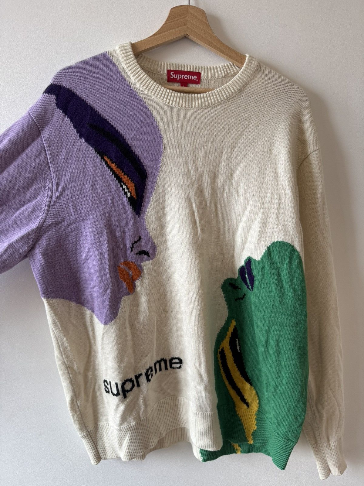 Supreme Supreme Faces Sweater Size US L / EU 52-54 / 3 - 3 Thumbnail