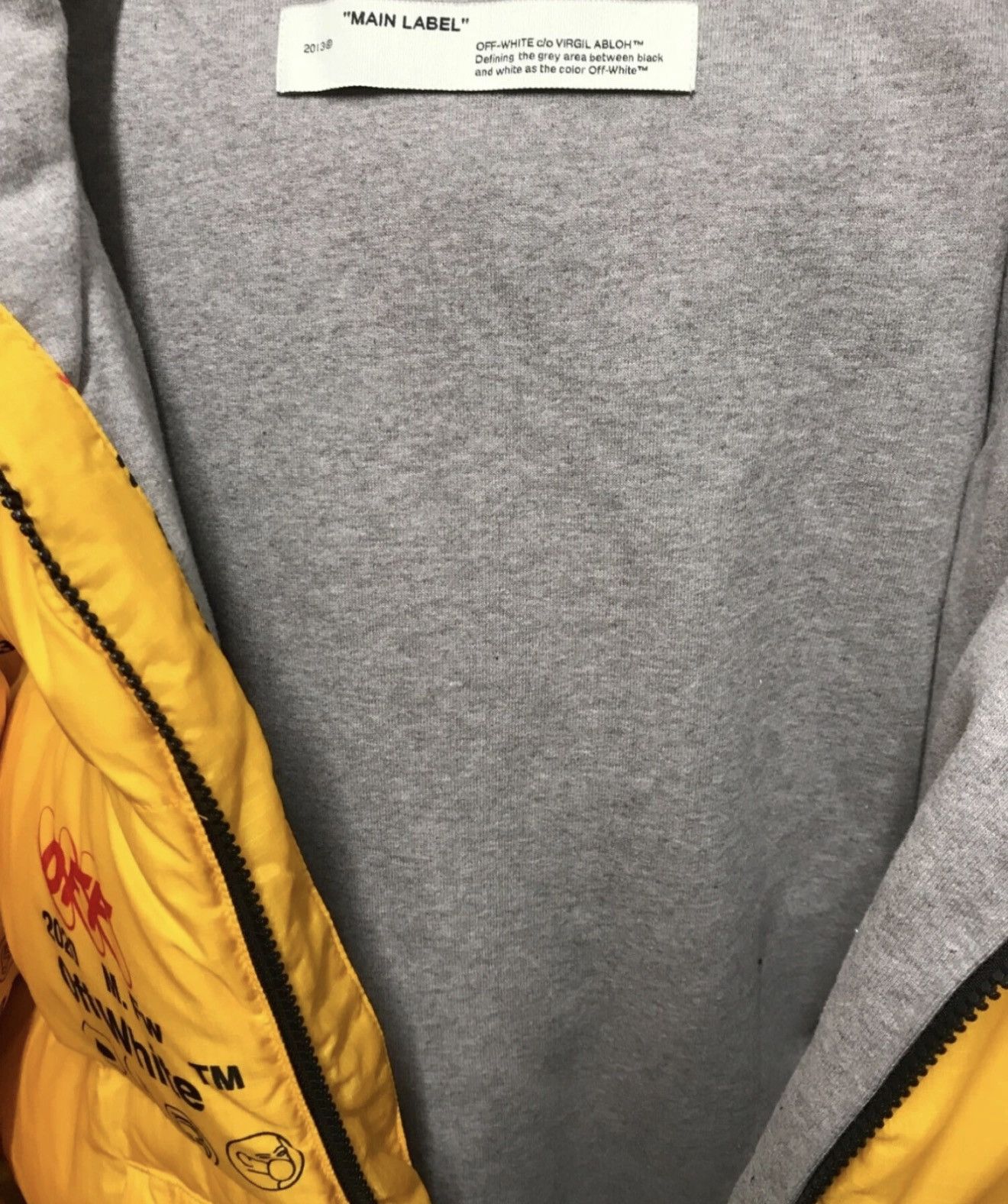 Off-White Off-White Industrial zipped puffer Size US S / EU 44-46 / 1 - 4 Thumbnail
