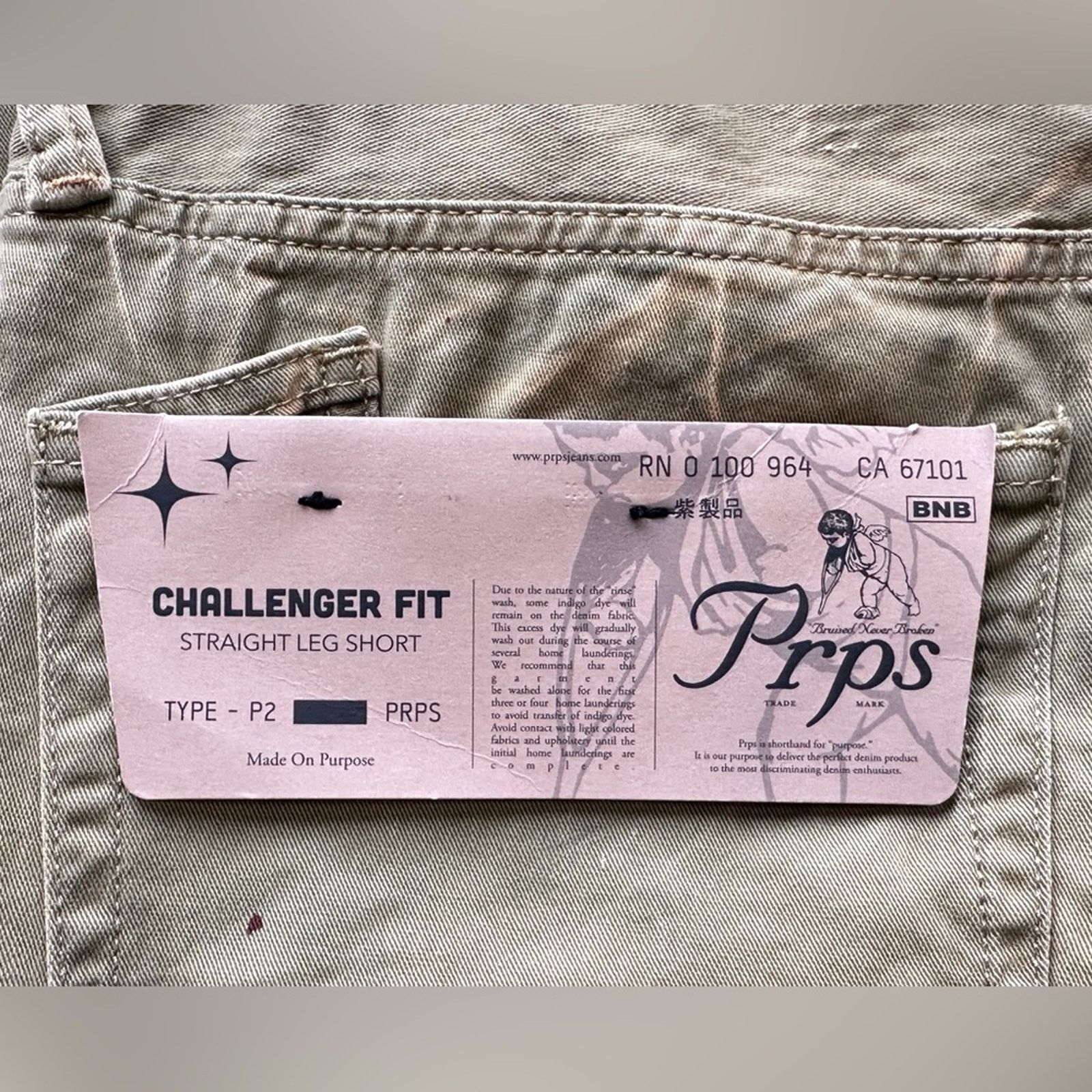 Prps NWT PRPS Grassland Denim & Twill Bermuda Shorts in Indigo Size US 32 / EU 48 - 6 Thumbnail
