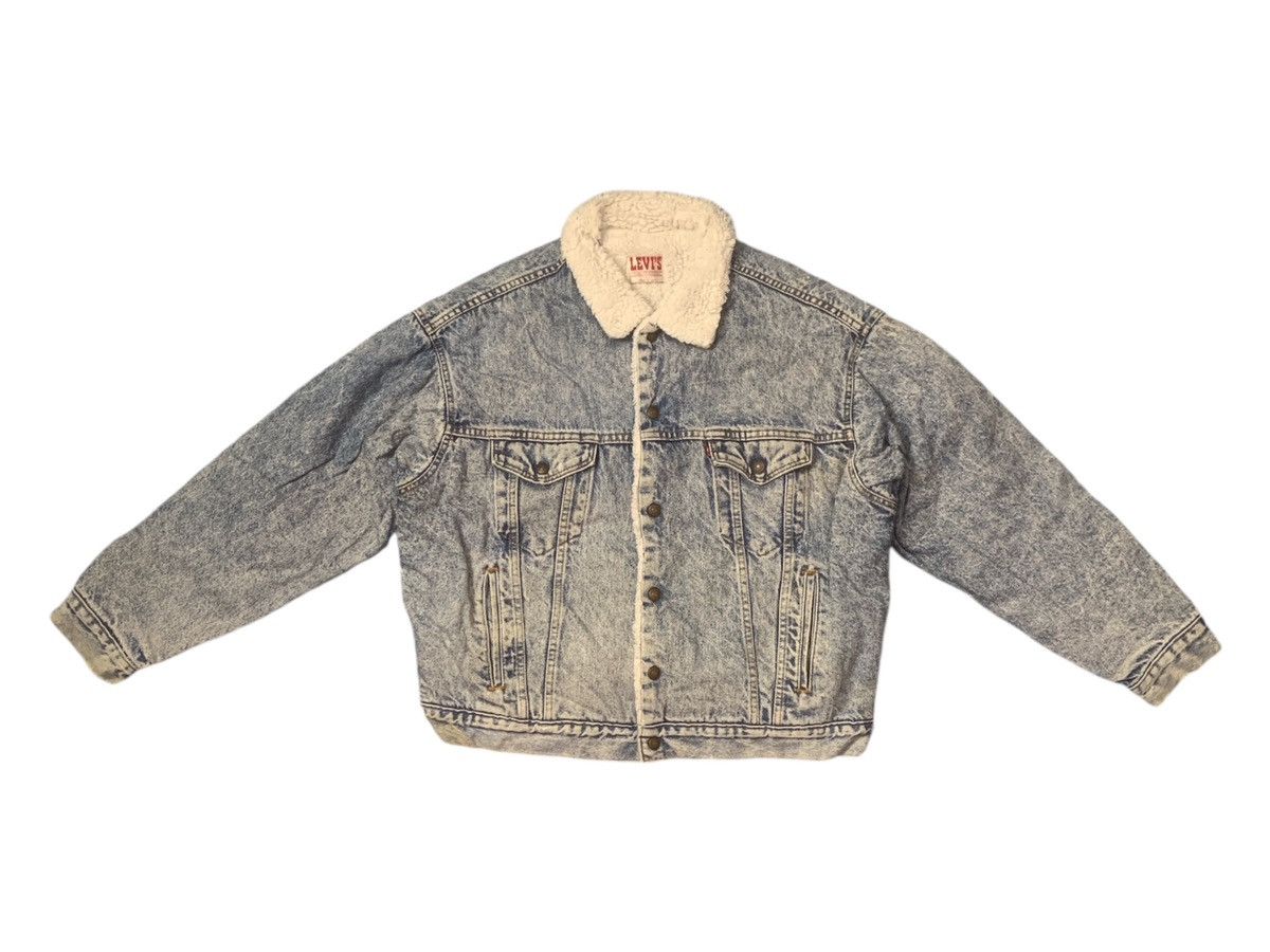 Levi's Vintage Clothing Rare Design Vintage Levi’s Sherpa Truckers Jacket Size US XL / EU 56 / 4 - 1 Thumbnail