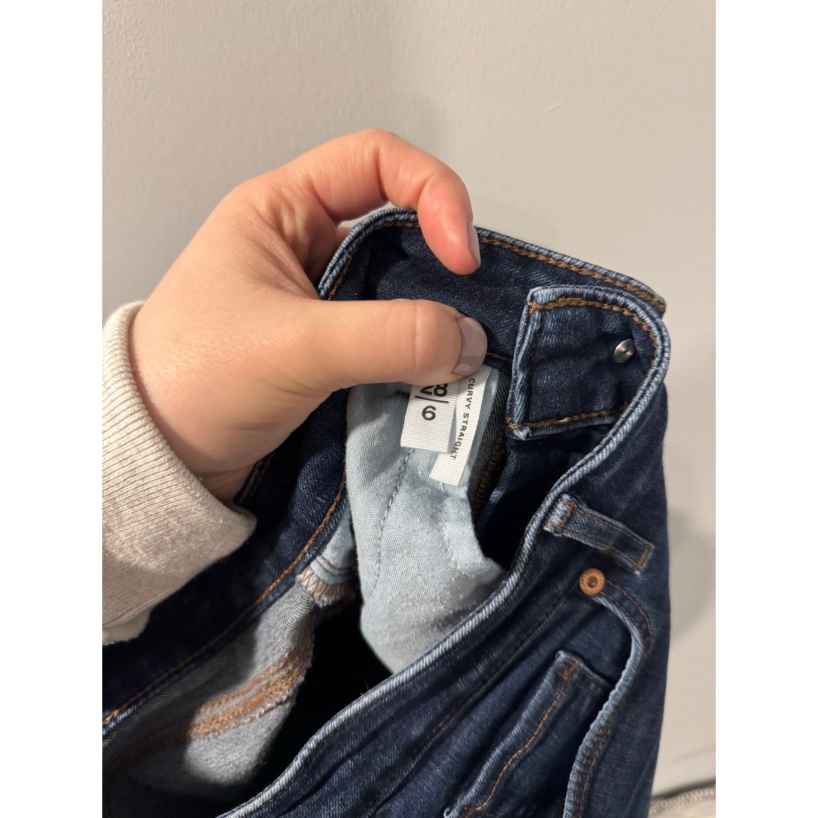 Loft Loft Curvy Straight Jeans Size 6 Size 28" / US 6 / IT 42 - 4 Thumbnail