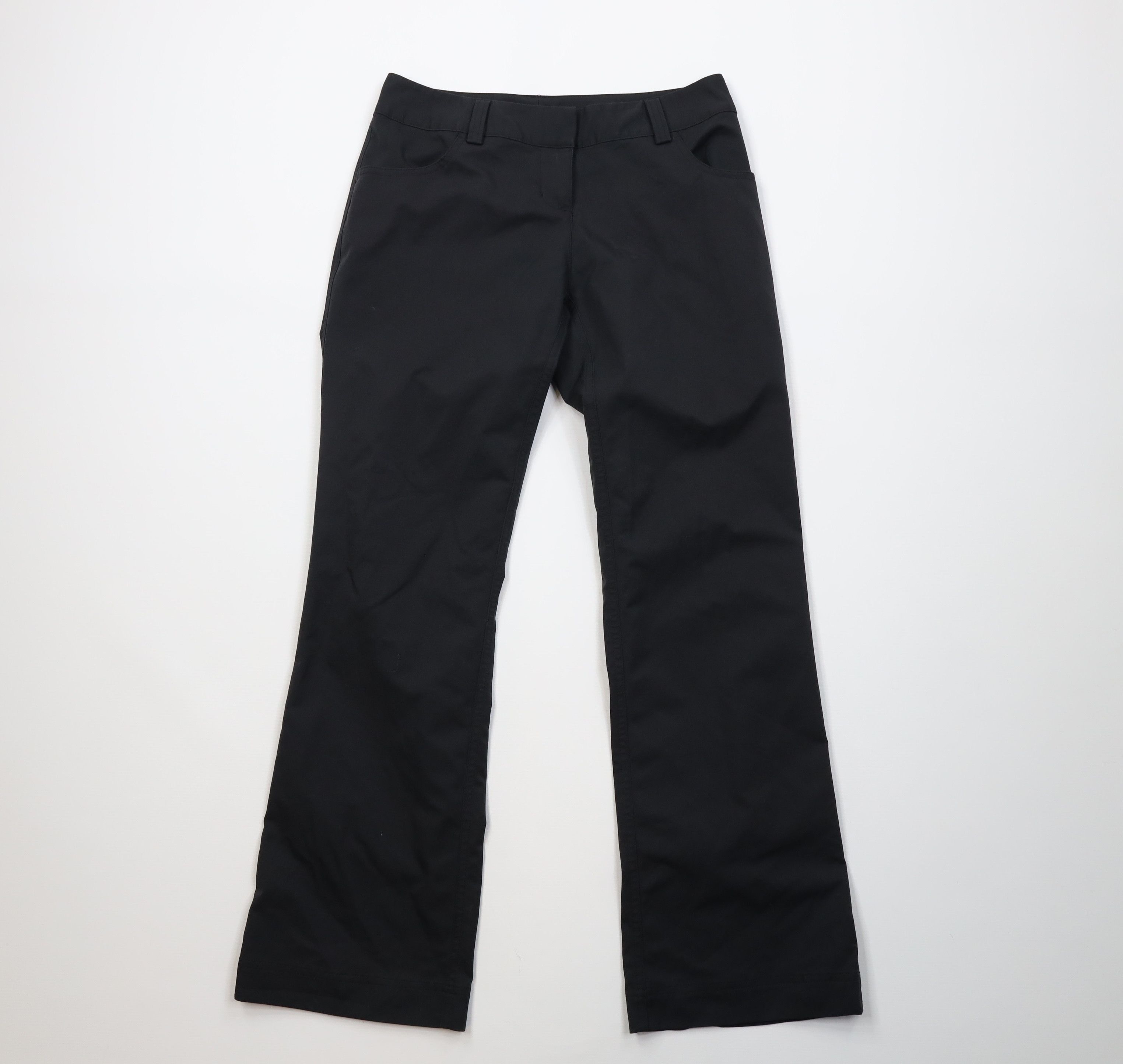 Adidas Vintage Y2K Adidas Golf Flared Wide Leg Chino Pants Black Size 25" / US 0 / IT 36 - 1 Thumbnail