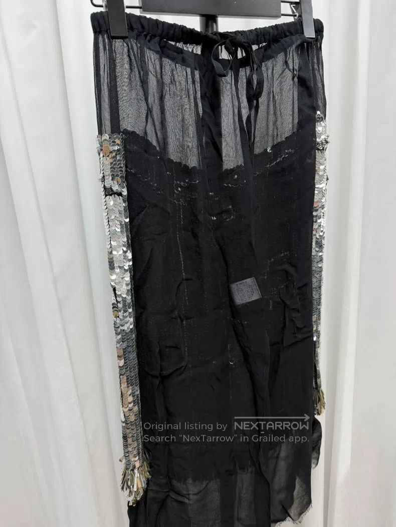 Dries Van Noten Dries Van Noten Sequin Heavy Industry Midi Skirt Size 33" - 6 Thumbnail
