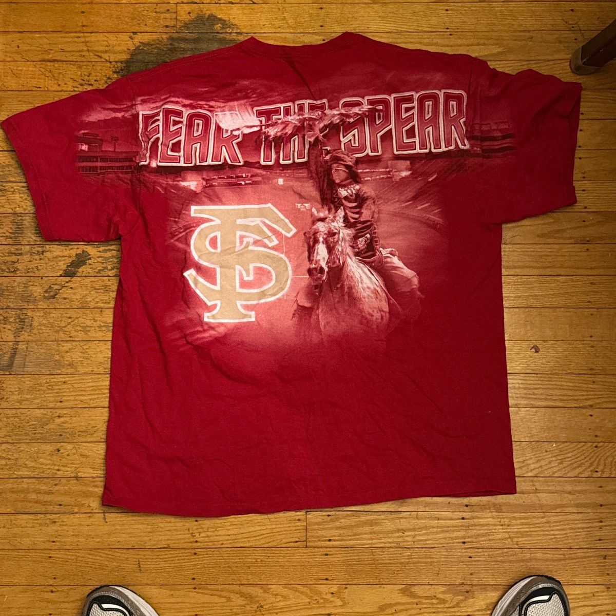 Other Florida State Seminoles red and white cotton shirt Size US L / EU 52-54 / 3 - 3 Thumbnail