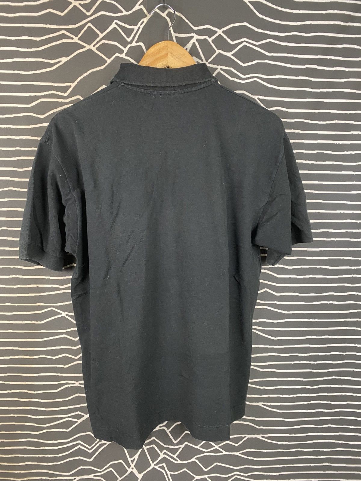 Trussardi VINTAGE Trussardi Made In Italy Grey Logo Polo Shirt Size US L / EU 52-54 / 3 - 3 Thumbnail