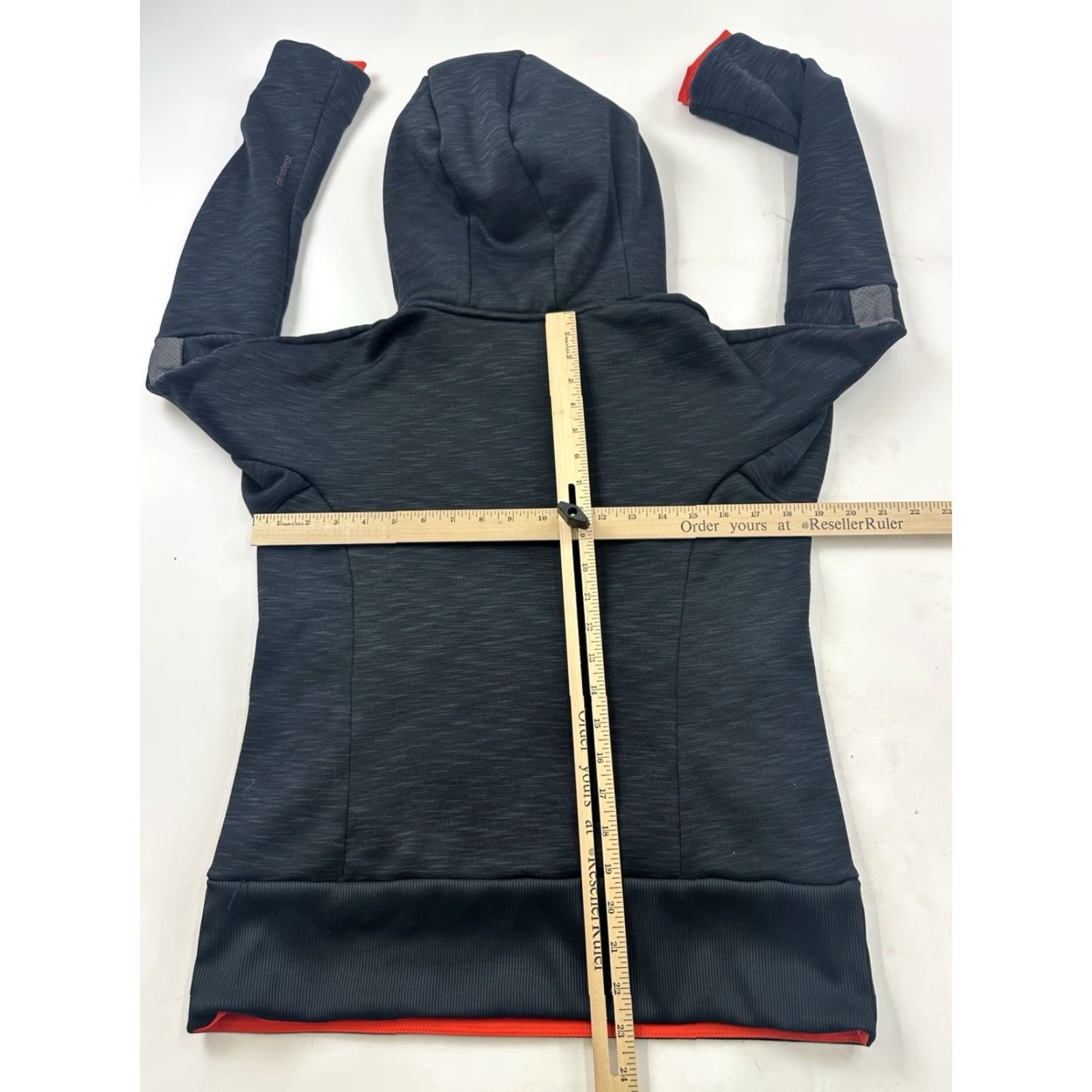 Adidas Adidas Hoodie Sweatshirt Womens M Black Climaheat Fleece Lined Pullover Long Sleeve Size M / US 6-8 / IT 42-44 - 5 Thumbnail