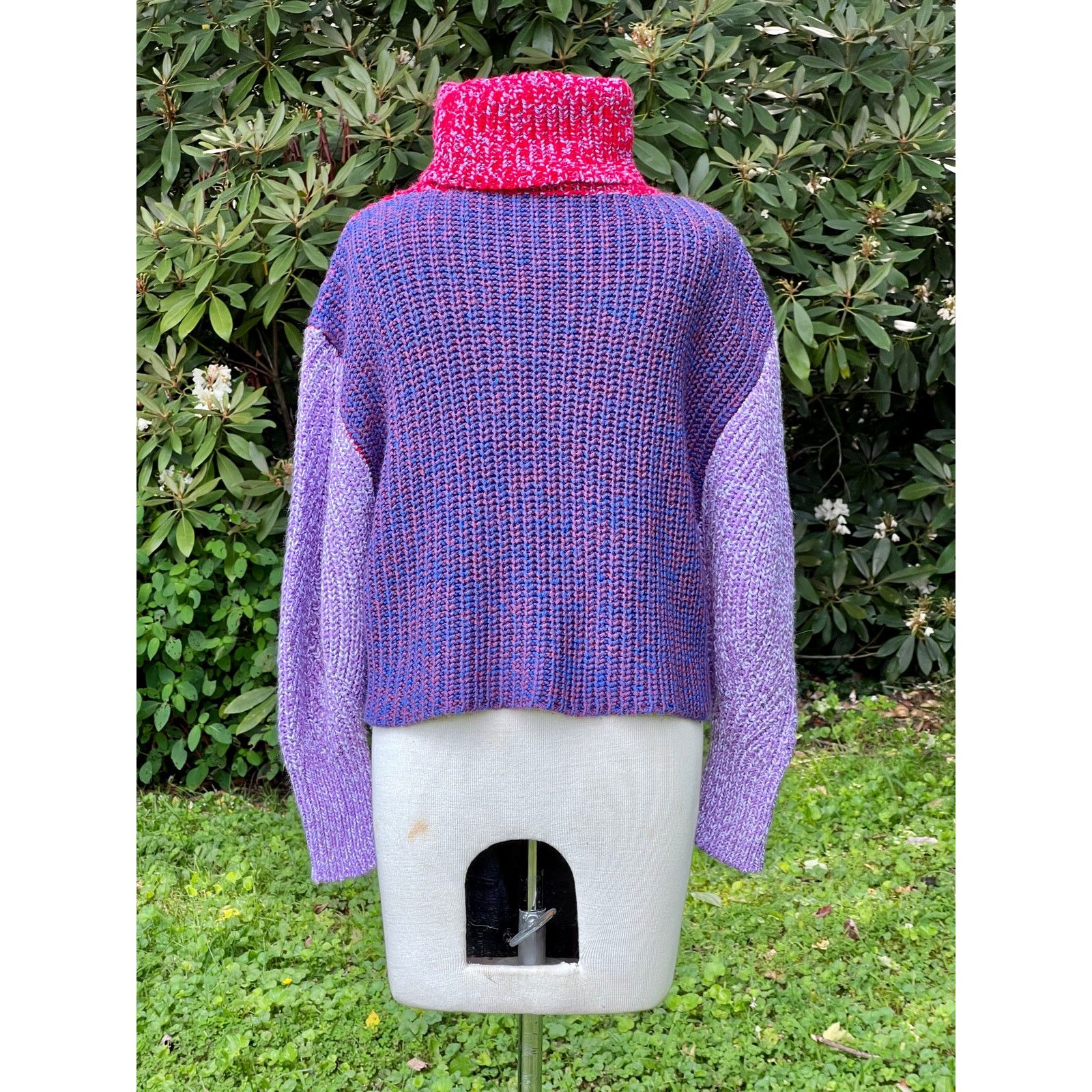 Topshop Topshop Chunky Multicolored Sweater Cable Knit Sz 6 S Size M / US 6-8 / IT 42-44 - 6 Thumbnail