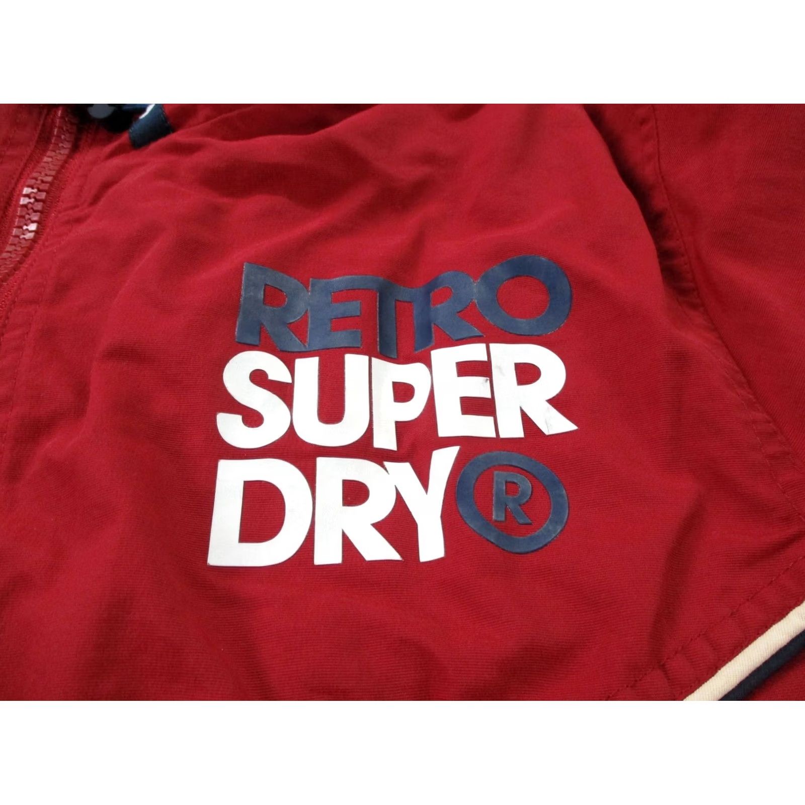 Superdry Superdry Jacket Mens XL Red Nylon Windbreaker Athletic Logo Track Size US XL / EU 56 / 4 - 7 Thumbnail