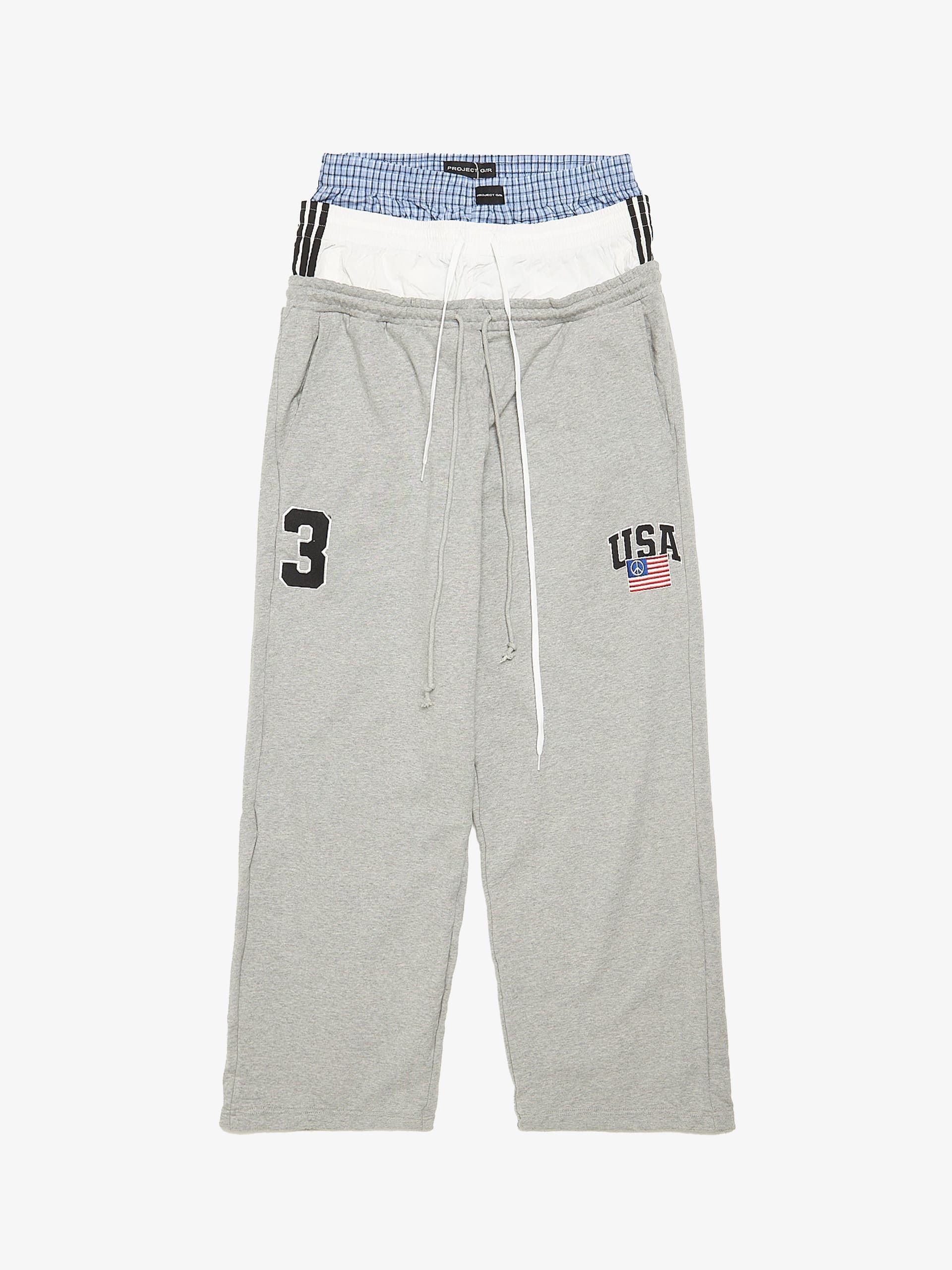 Project GR 3 layered sweat pants GR S