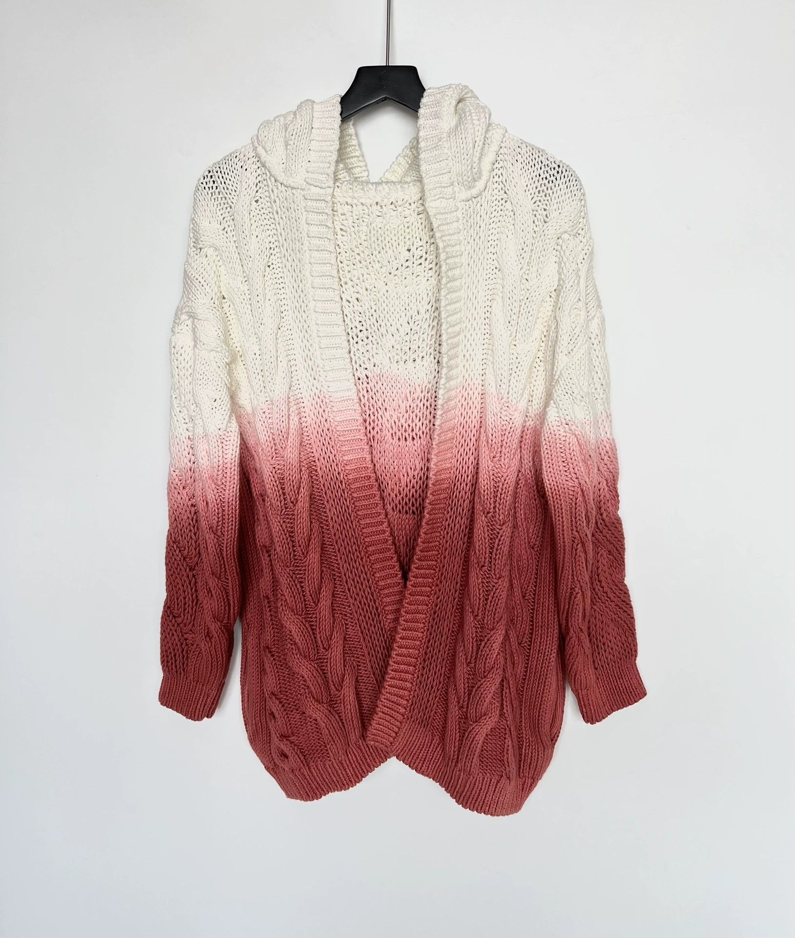 Saint Laurent Paris Saint Laurent Gradient Cable Knit Hoodie Cardigan XS Size US XS / EU 42 / 0 - 1 Thumbnail