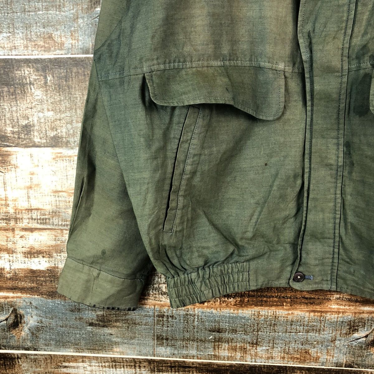 Burberry Burberrys vintage Green Bombers Jacket #A2510 Size US L / EU 52-54 / 3 - 7 Thumbnail