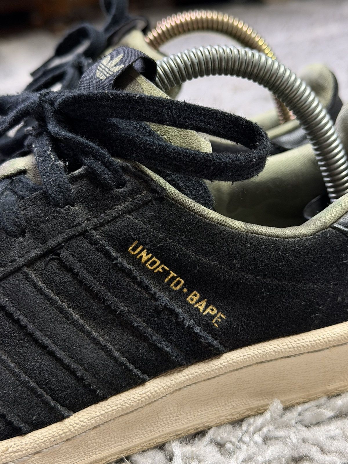 Adidas × Bape Rare Adidas Campus 80s & Undefeated BAPE Low Top Sneakers Size US 6.5 / IT 36.5 - 11 Thumbnail