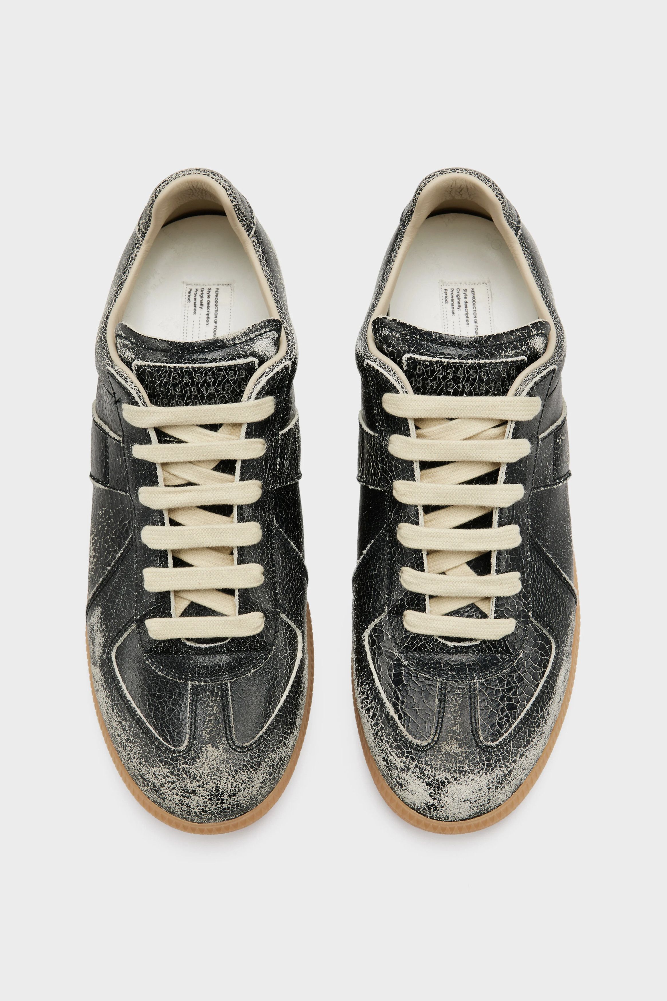 Maison Margiela o1bcso1str0526 Replica Sneakers in Black/White Size US 9 / EU 42 - 5 Thumbnail