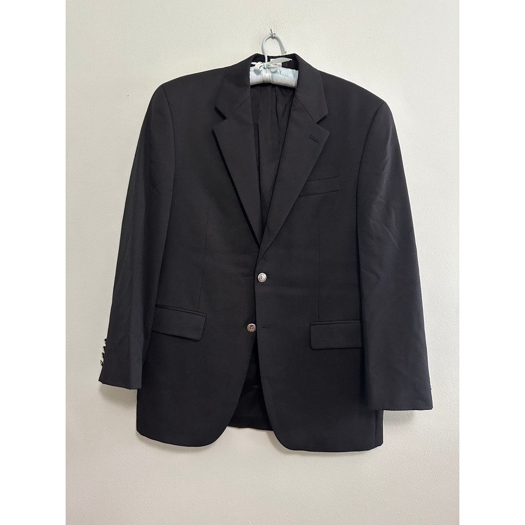 Chaps Chaps black wool two button blazer size 38R Size 38R - 2 Thumbnail