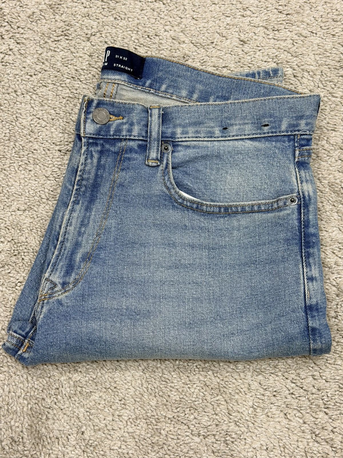 Gap Gap Denim Jeans Straight 31x32 Size US 31 - 1 Thumbnail