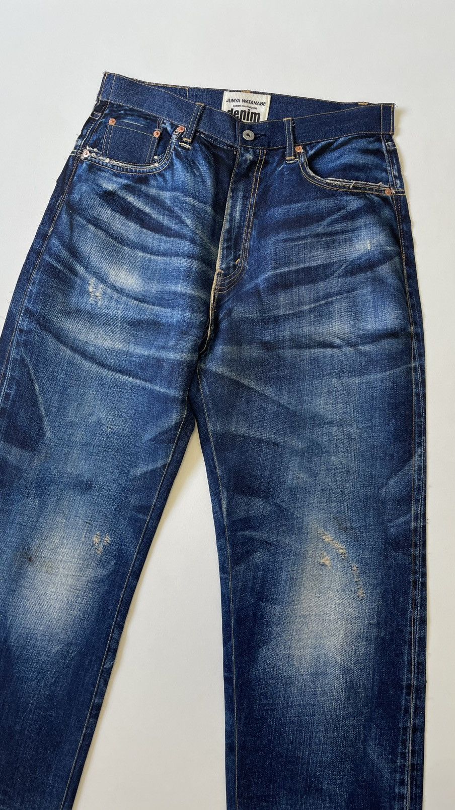 Junya Watanabe S/S ‘Trompe L'oeil’ Denim Printed Jeans Size US 30 / EU 46 - 11 Thumbnail