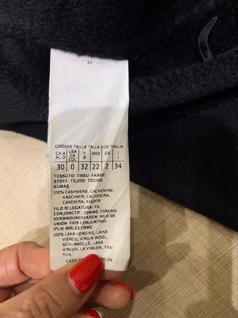 Max Mara Max Mara Lilia coat, classic black, 100 pure cashmere wate Size S / US 4 / IT 40 - 4 Thumbnail