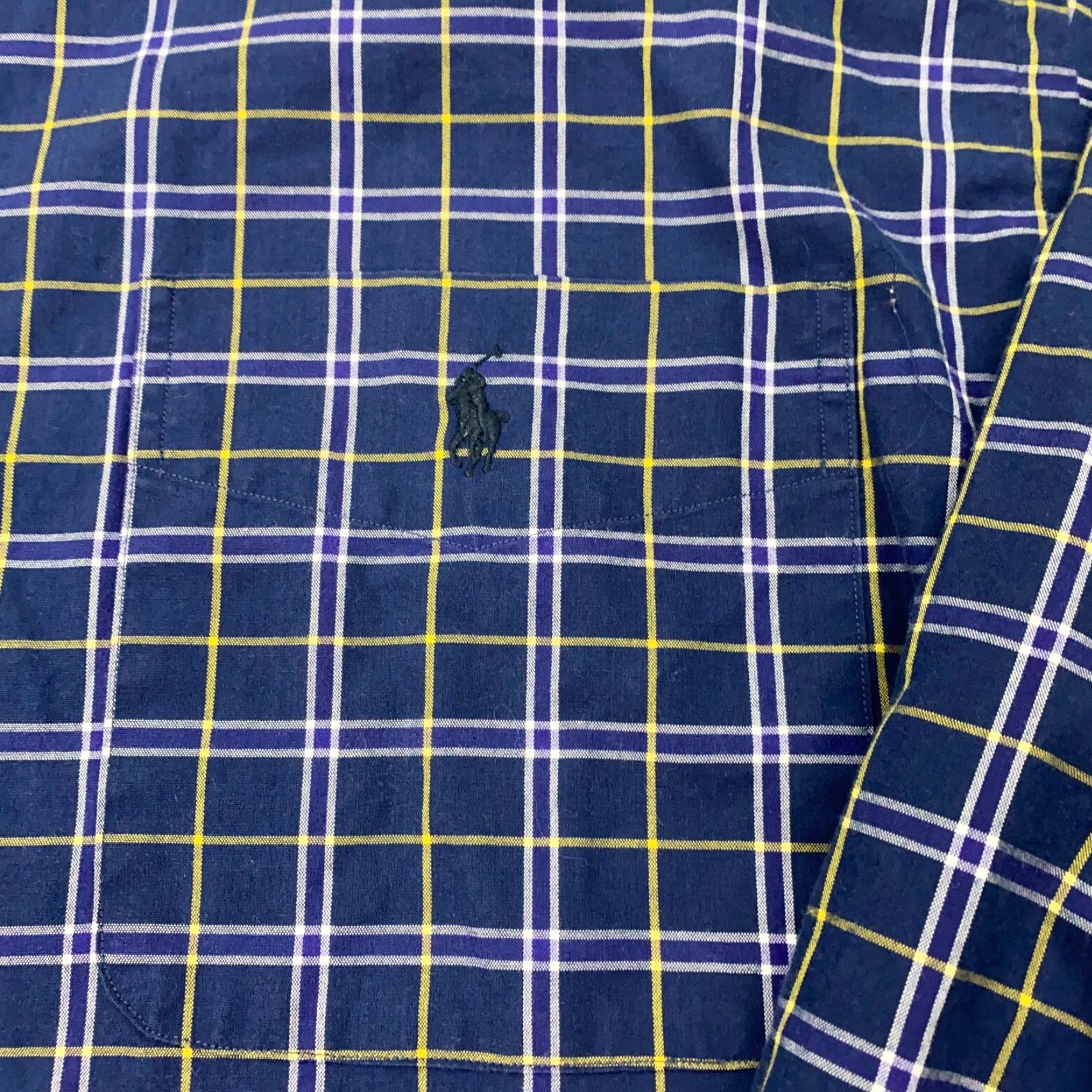 Ralph Lauren VTG Ralph Lauren Blaire Shirt Mens Large Blue Plaid Pony 90s Size US L / EU 52-54 / 3 - 2 Thumbnail
