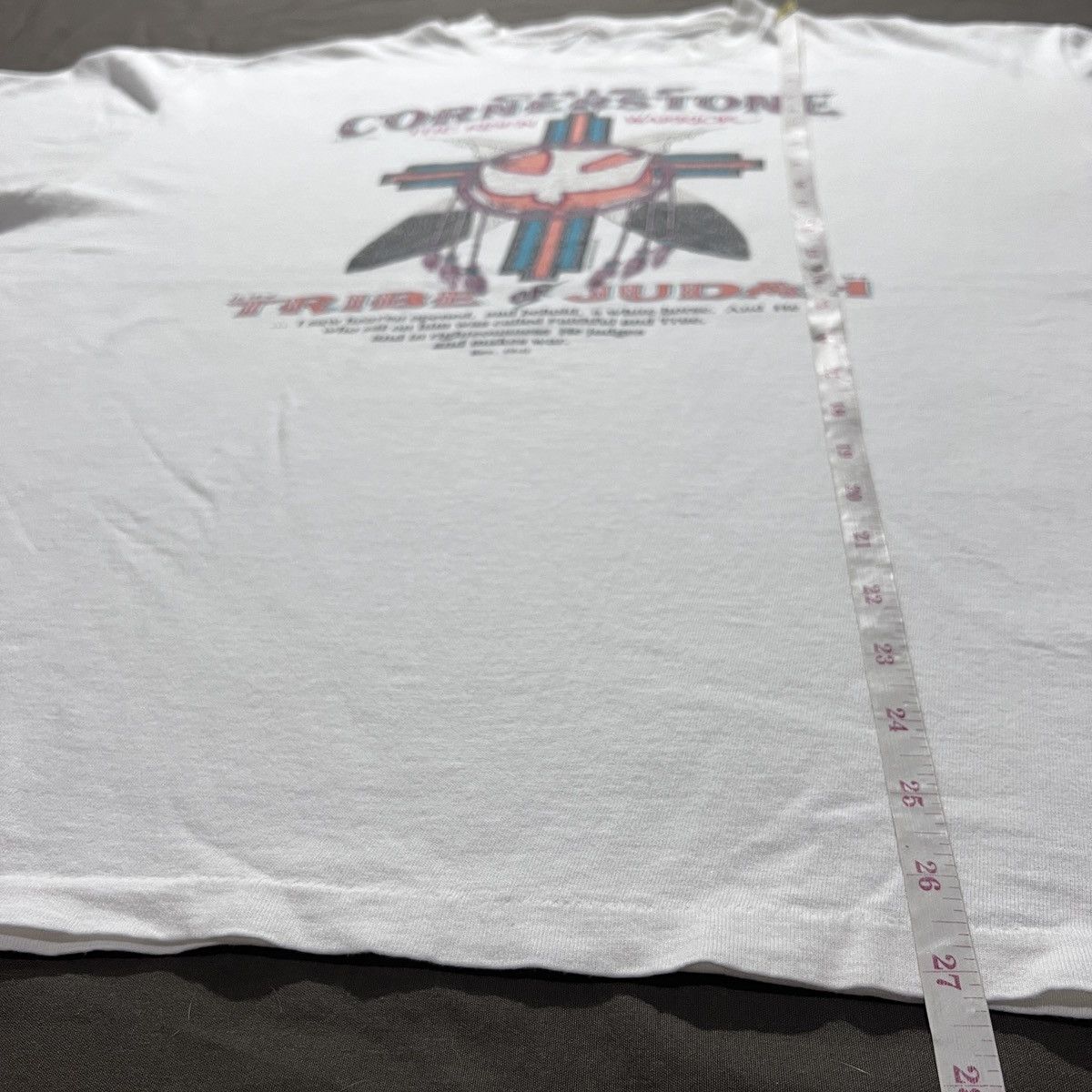 Vintage 90s Tribe of Judah Jesus God Holy Bible Living Epistles 2XL Size US XXL / EU 58 / 5 - 12 Thumbnail