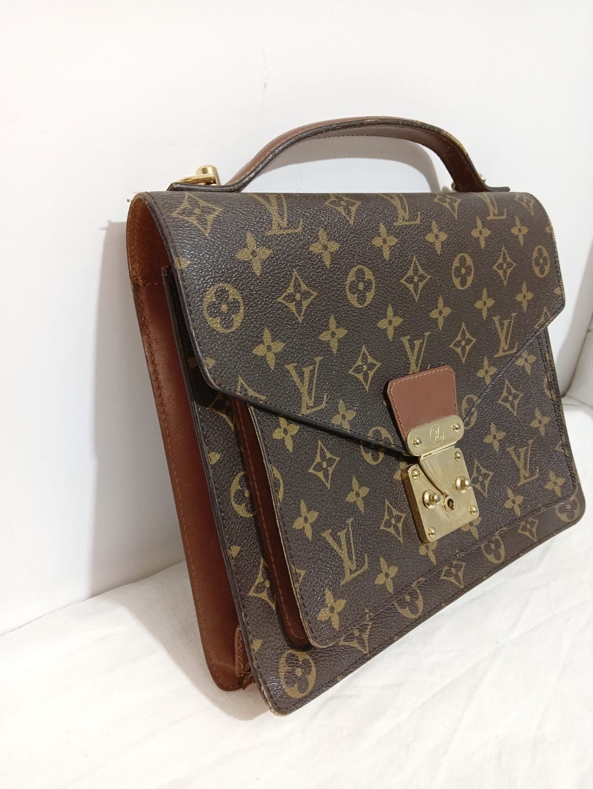 Louis Vuitton × Vintage Borsa monceau in pelle Size ONE SIZE - 2 Thumbnail