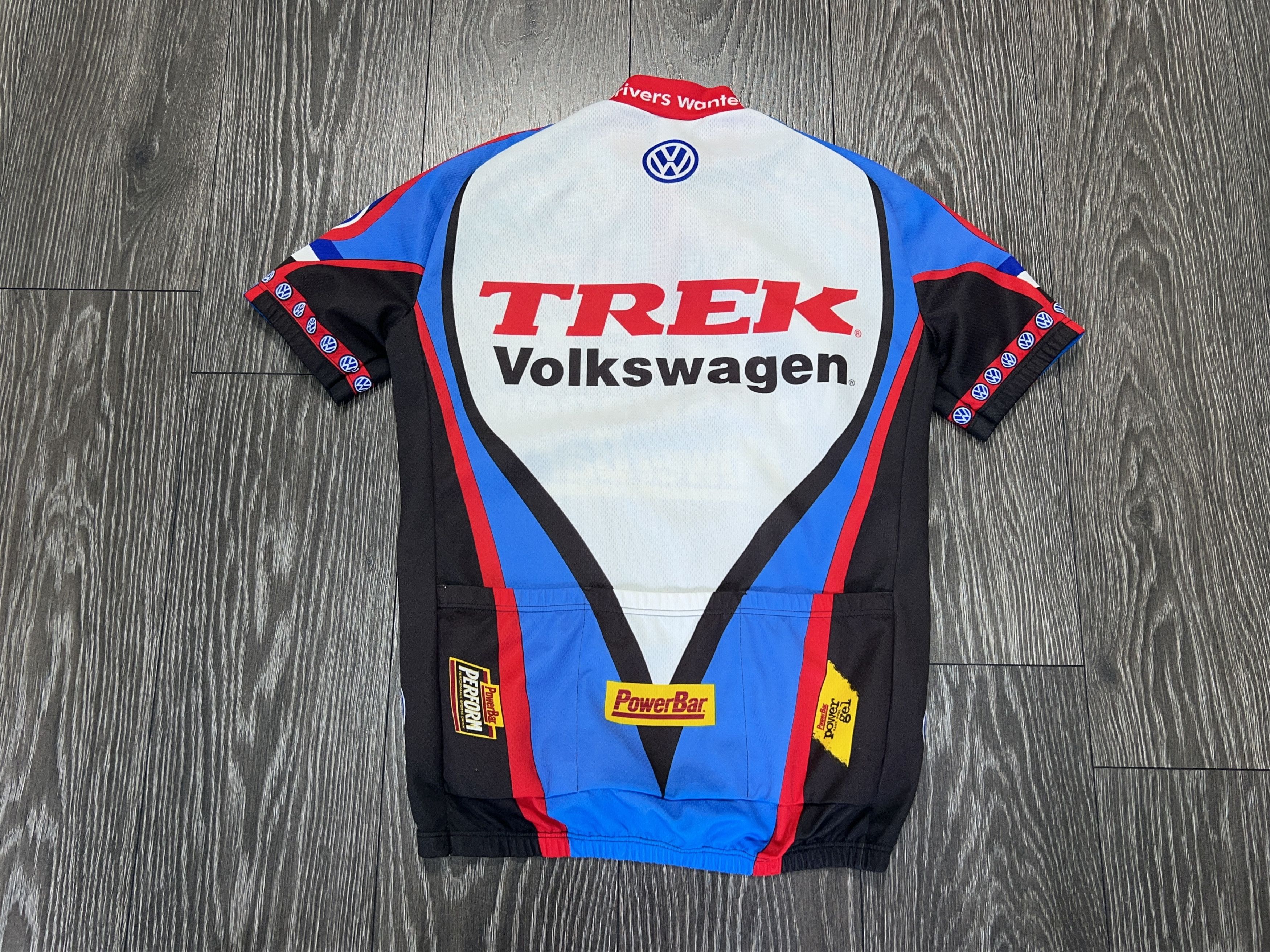 Vintage Trek Volkswagen Shimano De Marchi Cycling Jersey Shirt Size US M / EU 48-50 / 2 - 9 Thumbnail