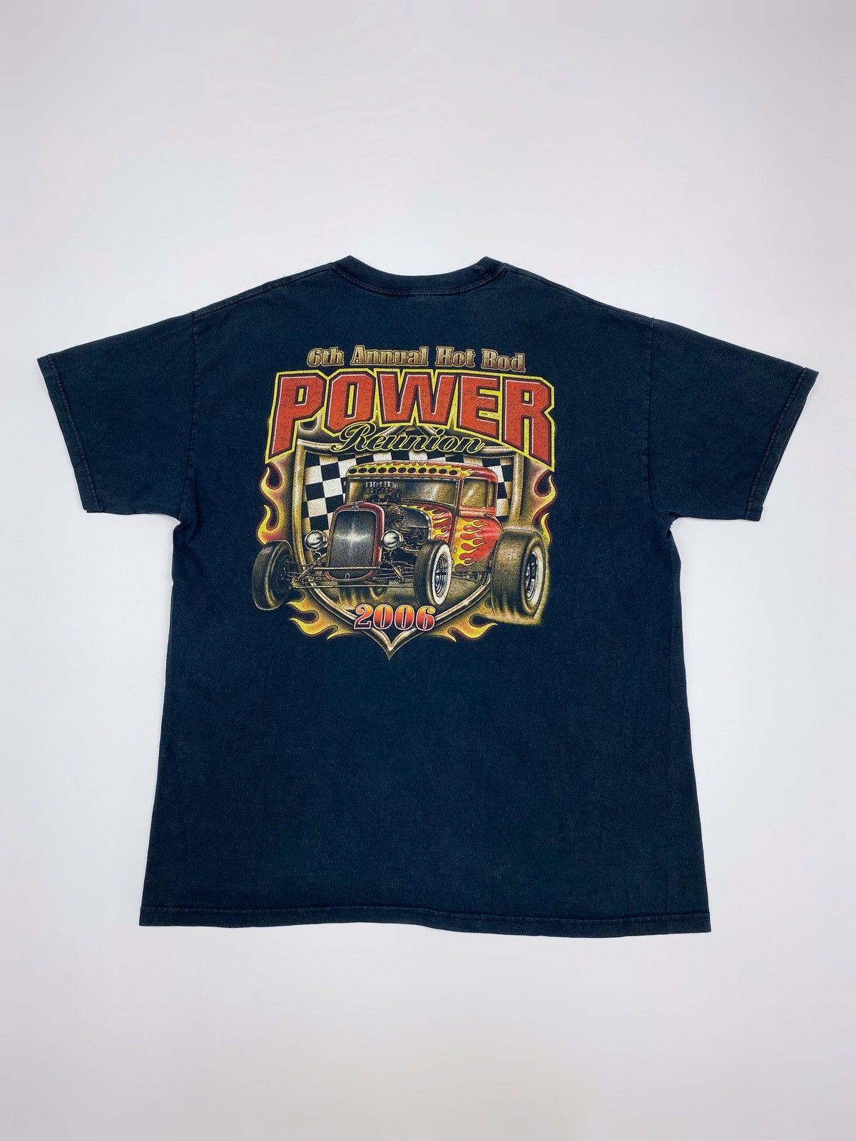 Vintage Y2K Vintage 6th Annual Hot Rod Power Reunion Graphic Tee Size US XL / EU 56 / 4 - 6 Thumbnail