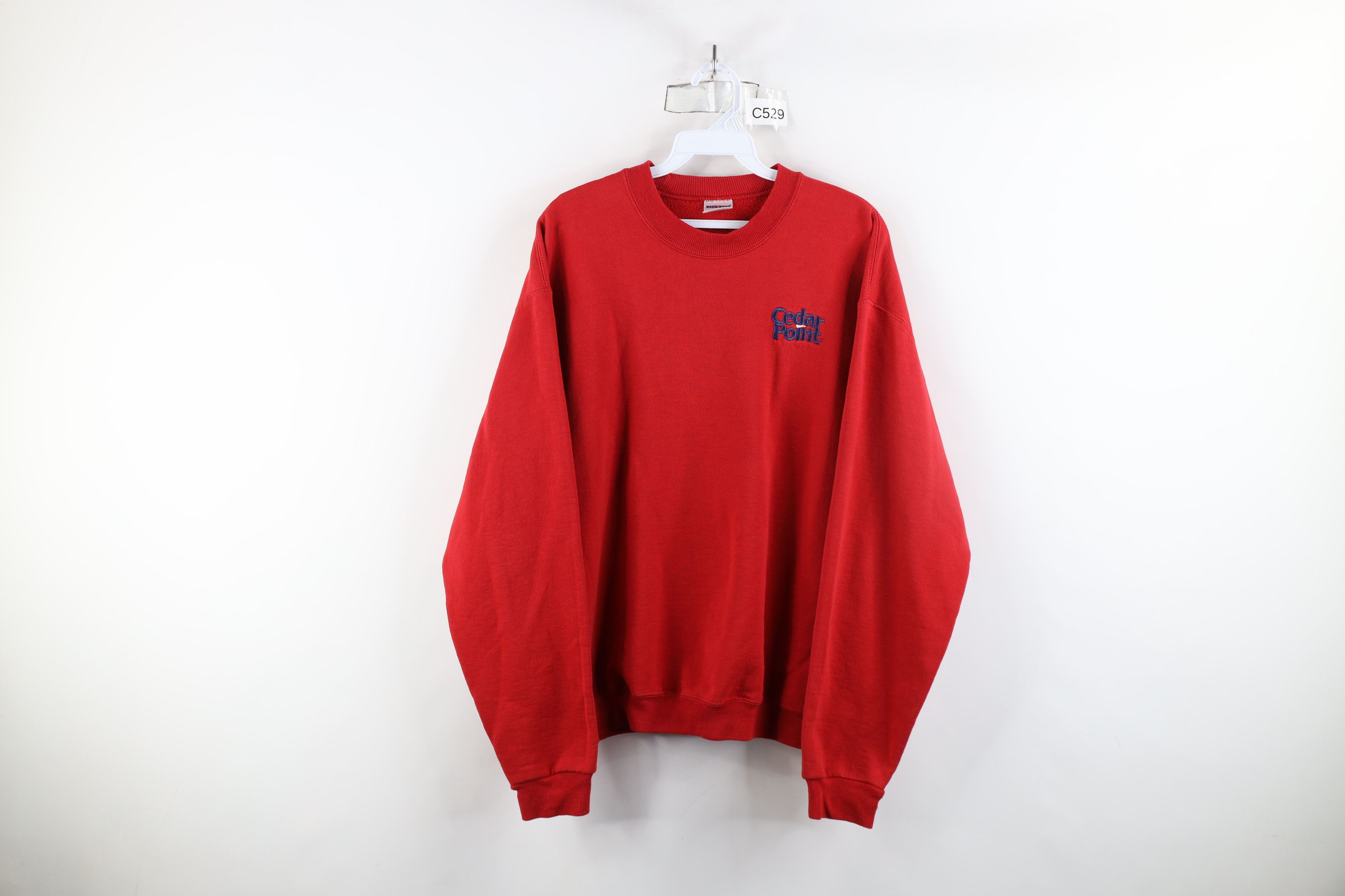 Vintage Vintage 90s Y2K Spell Cedar Point Amusement Park Sweatshirt Size US M / EU 48-50 / 2 - 1 Thumbnail