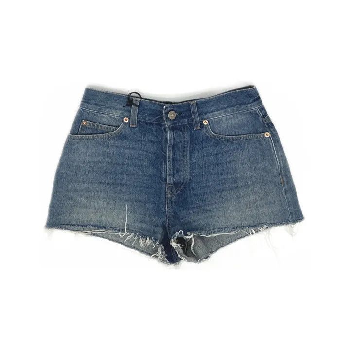Gucci GUCCI Duck Print Distressed Denim Shorts for Women-2507 Size 26" / US 2 / IT 38 - 8 Thumbnail