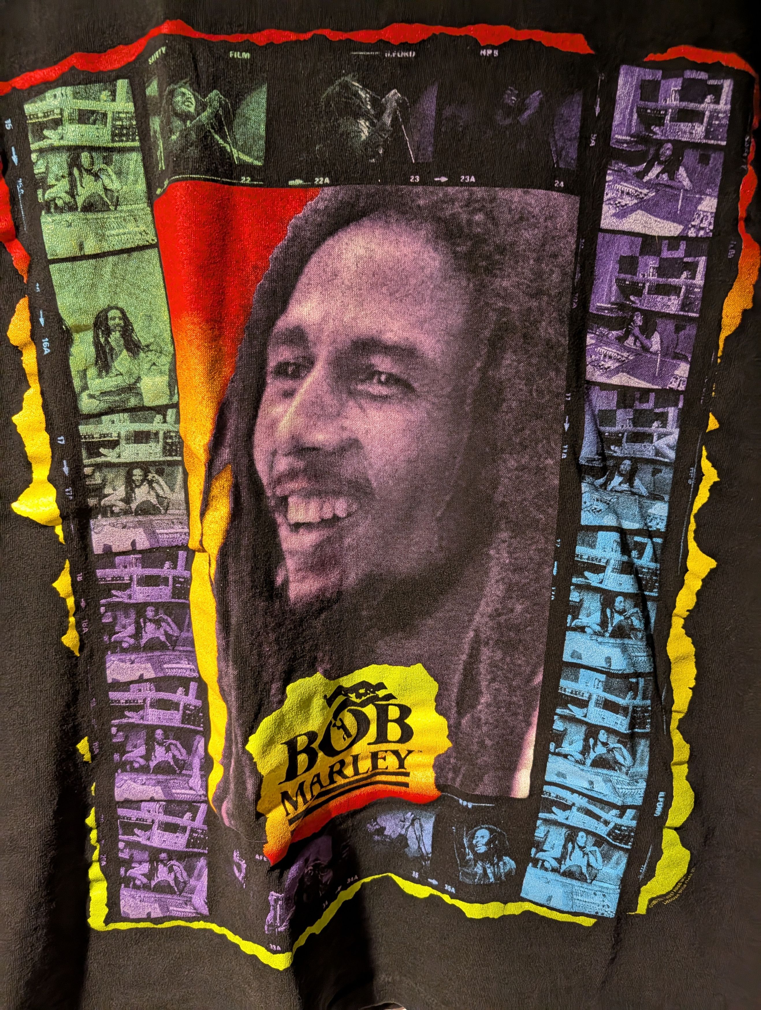 Bob Marley Vintage 1993 Bob Marley Wild and Oats Black Large T-Shirt Size US L / EU 52-54 / 3 - 2 Thumbnail