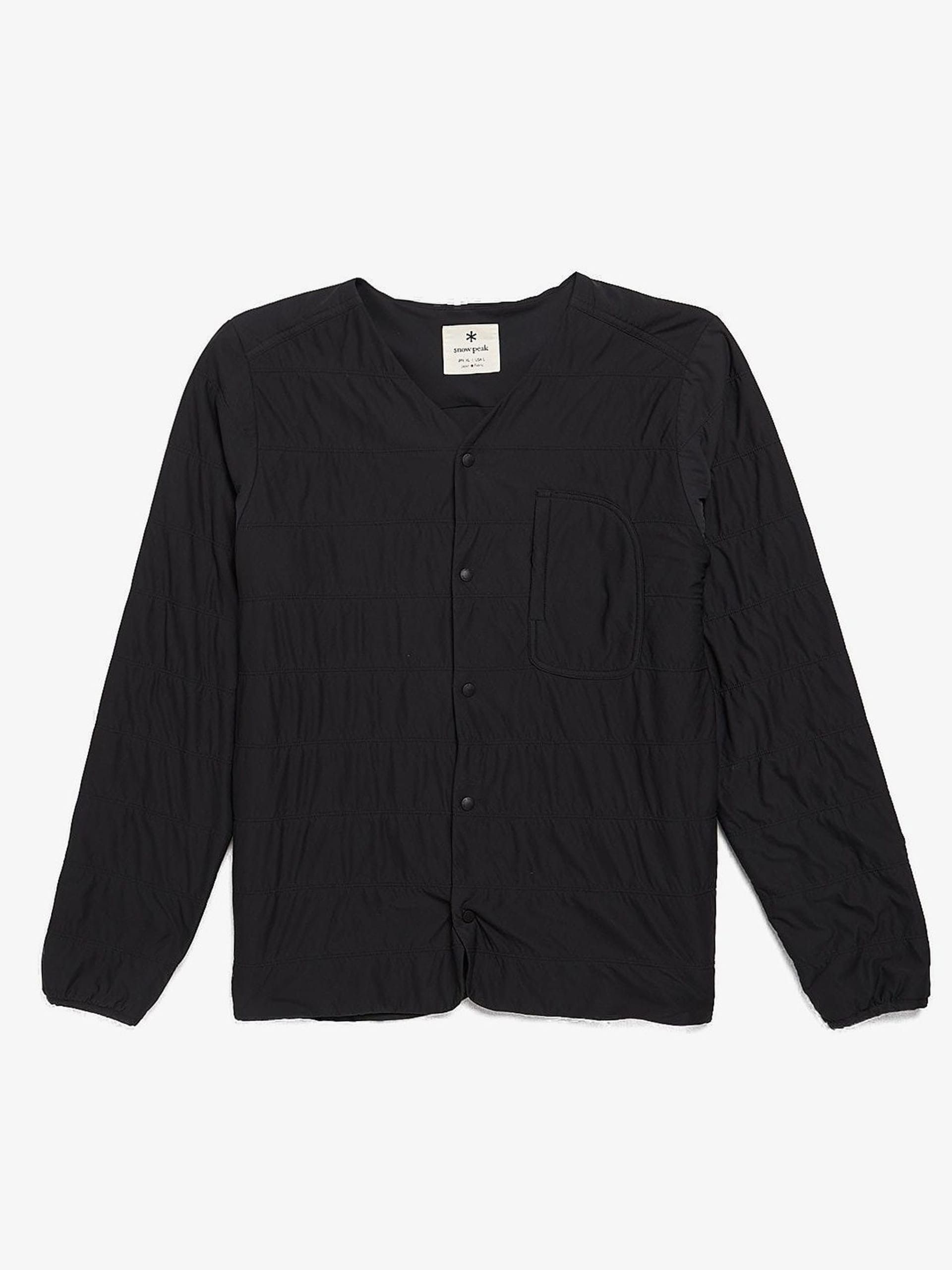 Snow Peak Black Button-Down Polyester Light Jacket Size US L / EU 52-54 / 3 - 1 Thumbnail