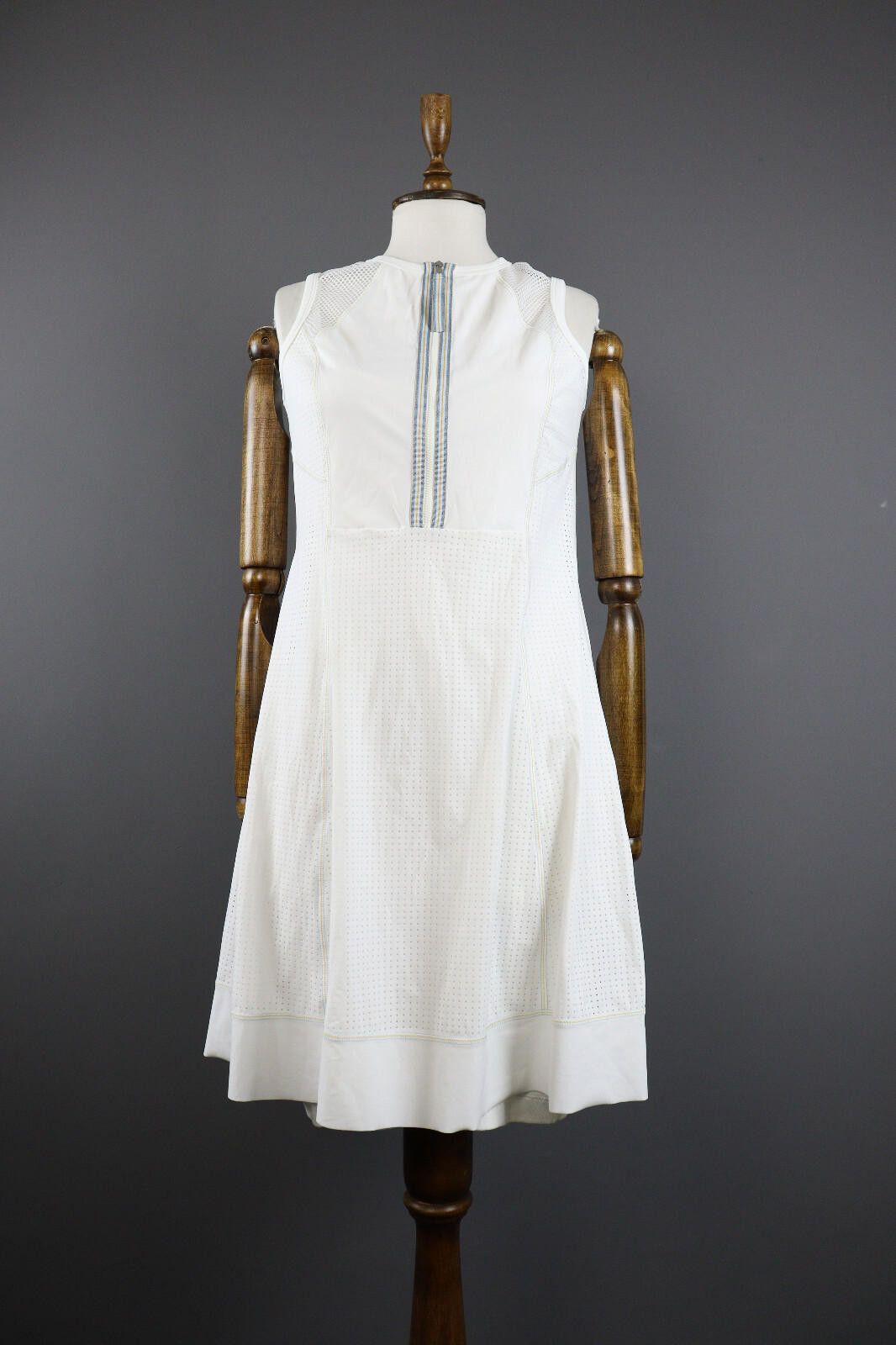 Designer Ladies Marc Cain White Sports Strap Tank Top Dress Size 3 Size M / US 6-8 / IT 42-44 - 3 Thumbnail