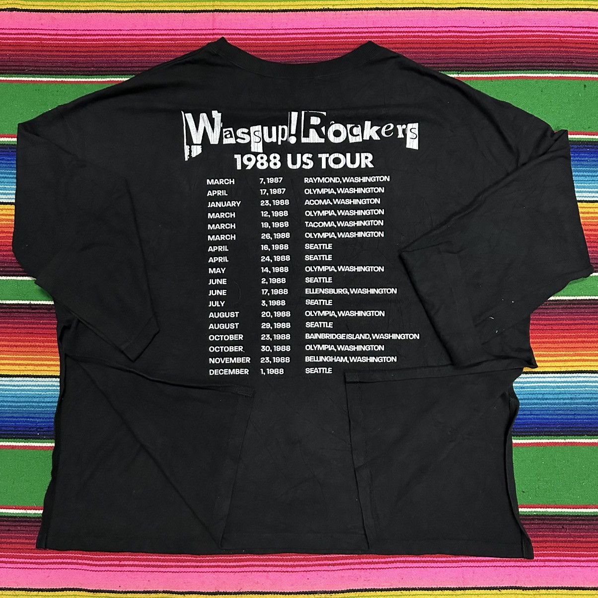 Band Tees Vintage Wassup ! 3qtr tour Us . Size US XXL / EU 58 / 5 - 1 Thumbnail